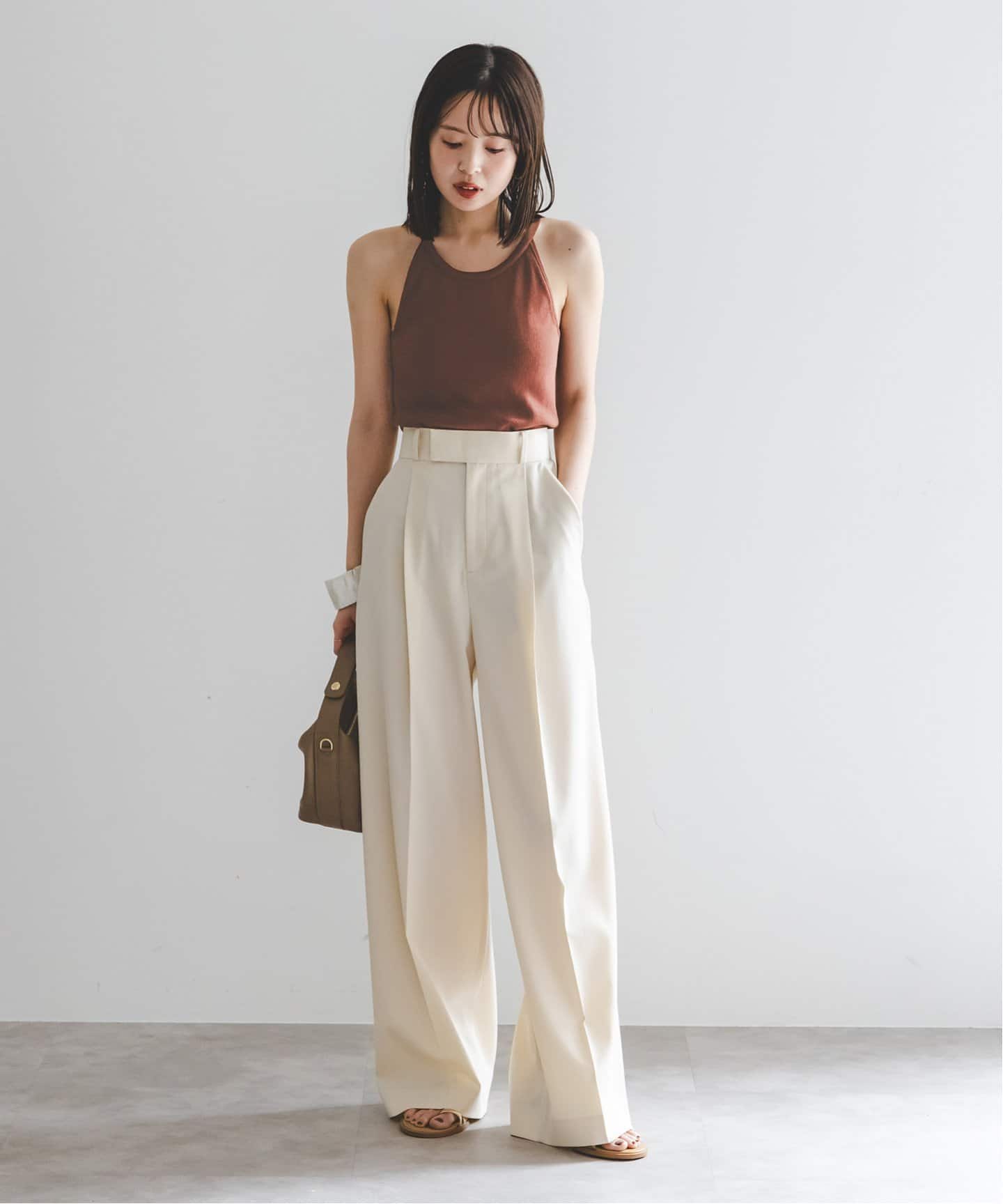 【ADAWAS/アダワス】 COMPACT COTTON TUBEROMPERS ADAWAS/アダワズ STRETCH COTTON TANKTOP（カップ付きインナー