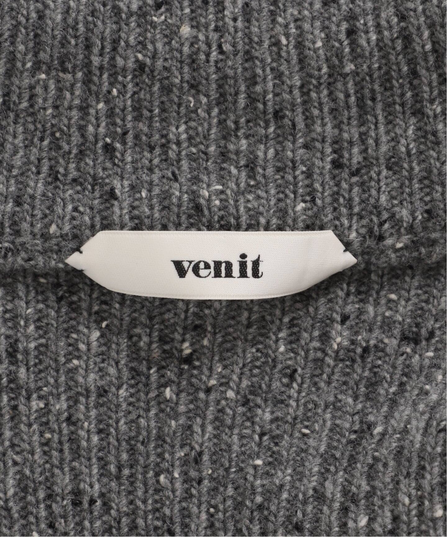 NOBLE別注》Venit/ヴェニット ネップツイードパフスリーブカーディガン
