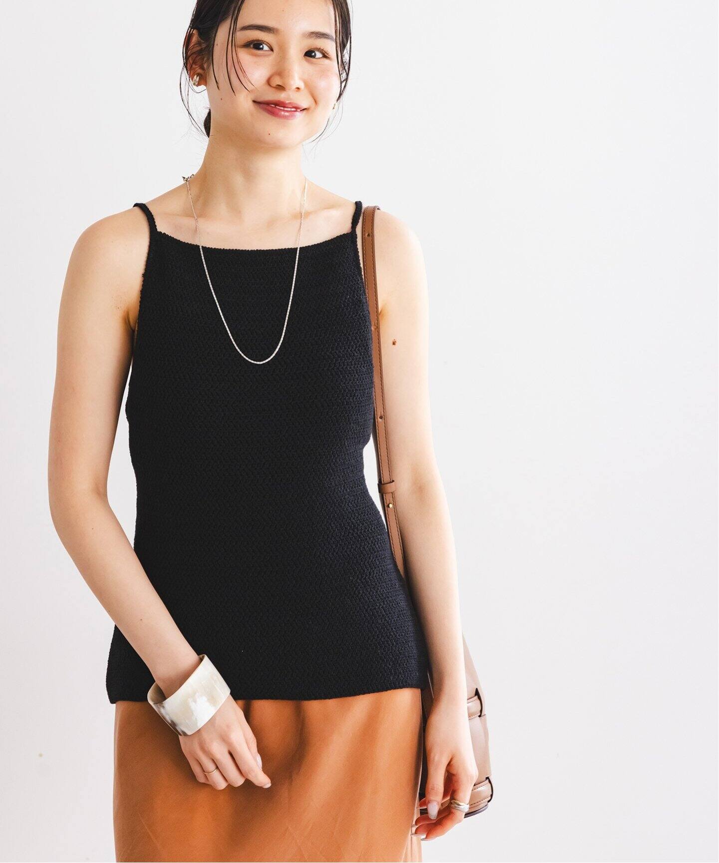 LE/ル クロシェバックポイントキャミソール（キャミソール）｜NOBLE