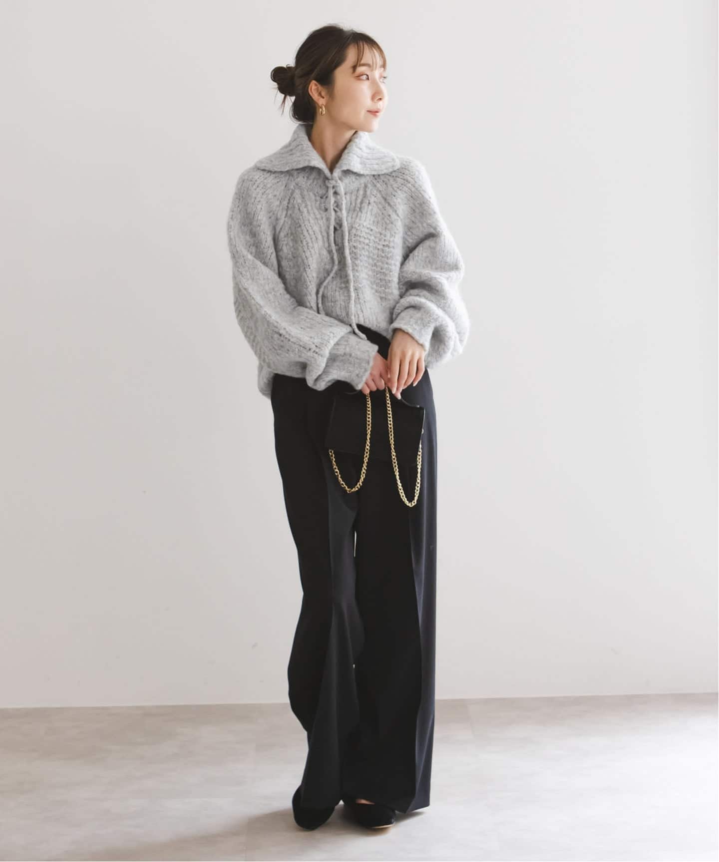 NOBLE別注》Venit/ヴェニット レースアップニット（ニット／セーター