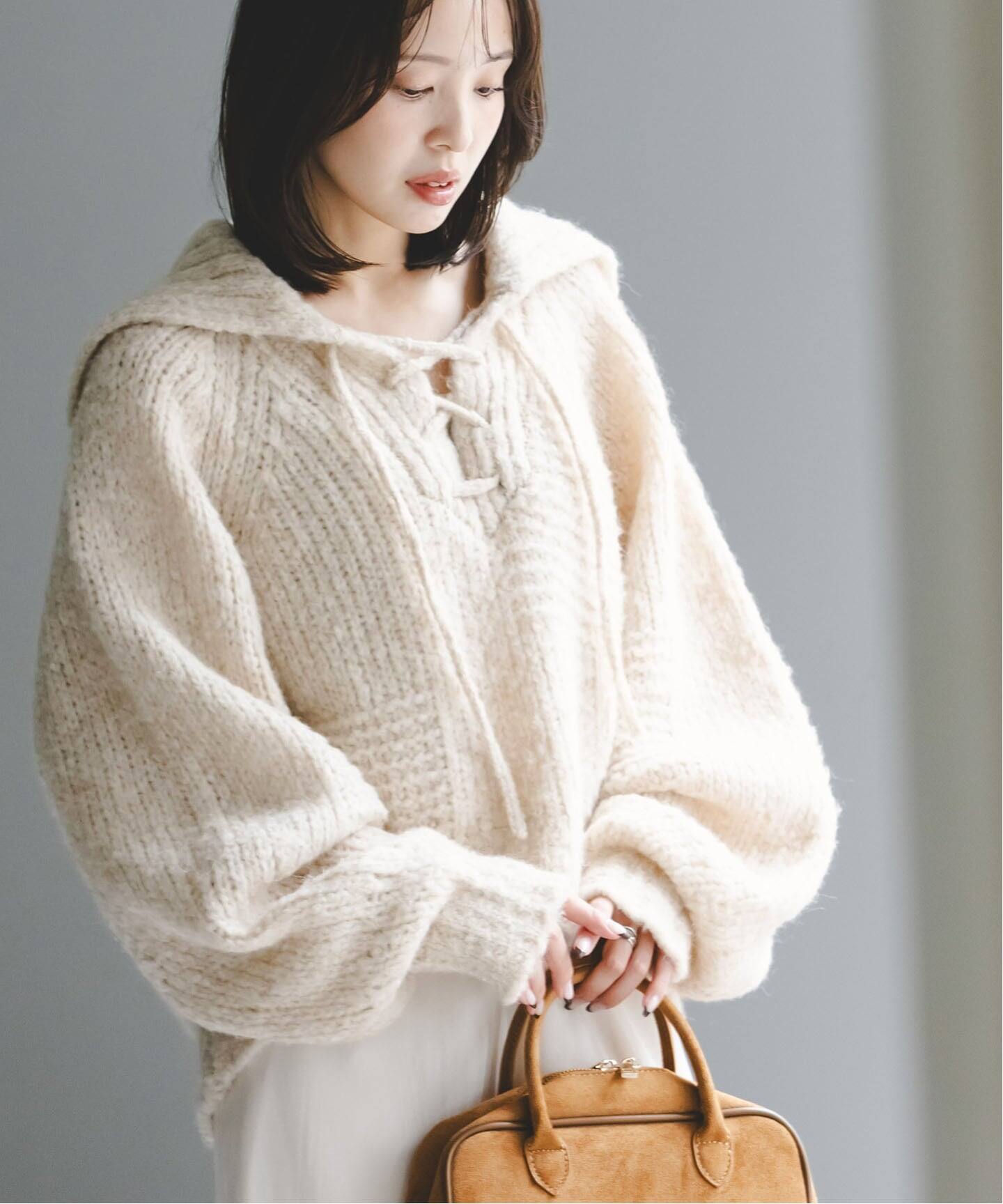 NOBLE別注》Venit/ヴェニット レースアップニット（ニット／セーター