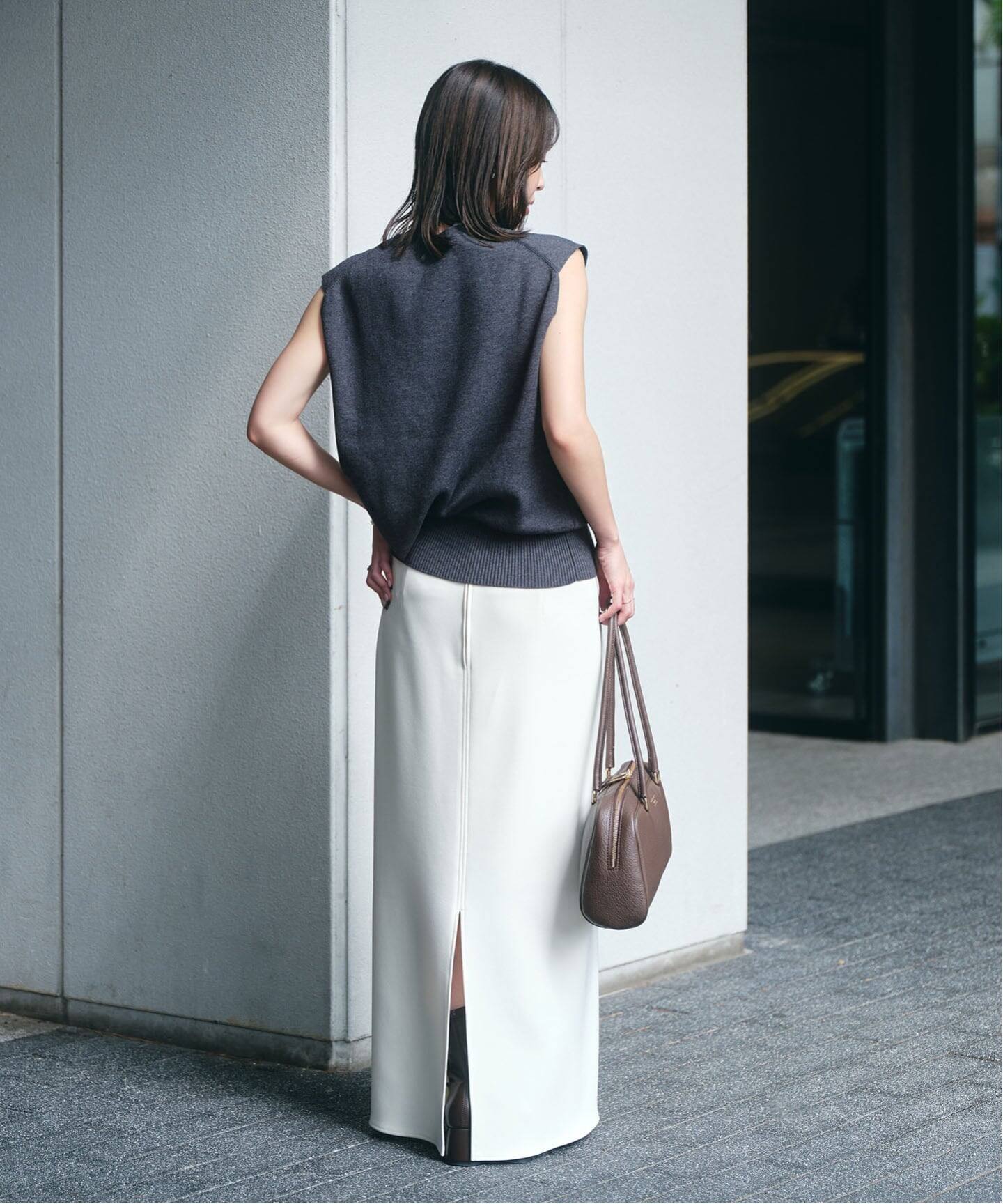 PROTAGONISTA/プロタゴ二スタ ウォッシャブルウールベスト（ニット