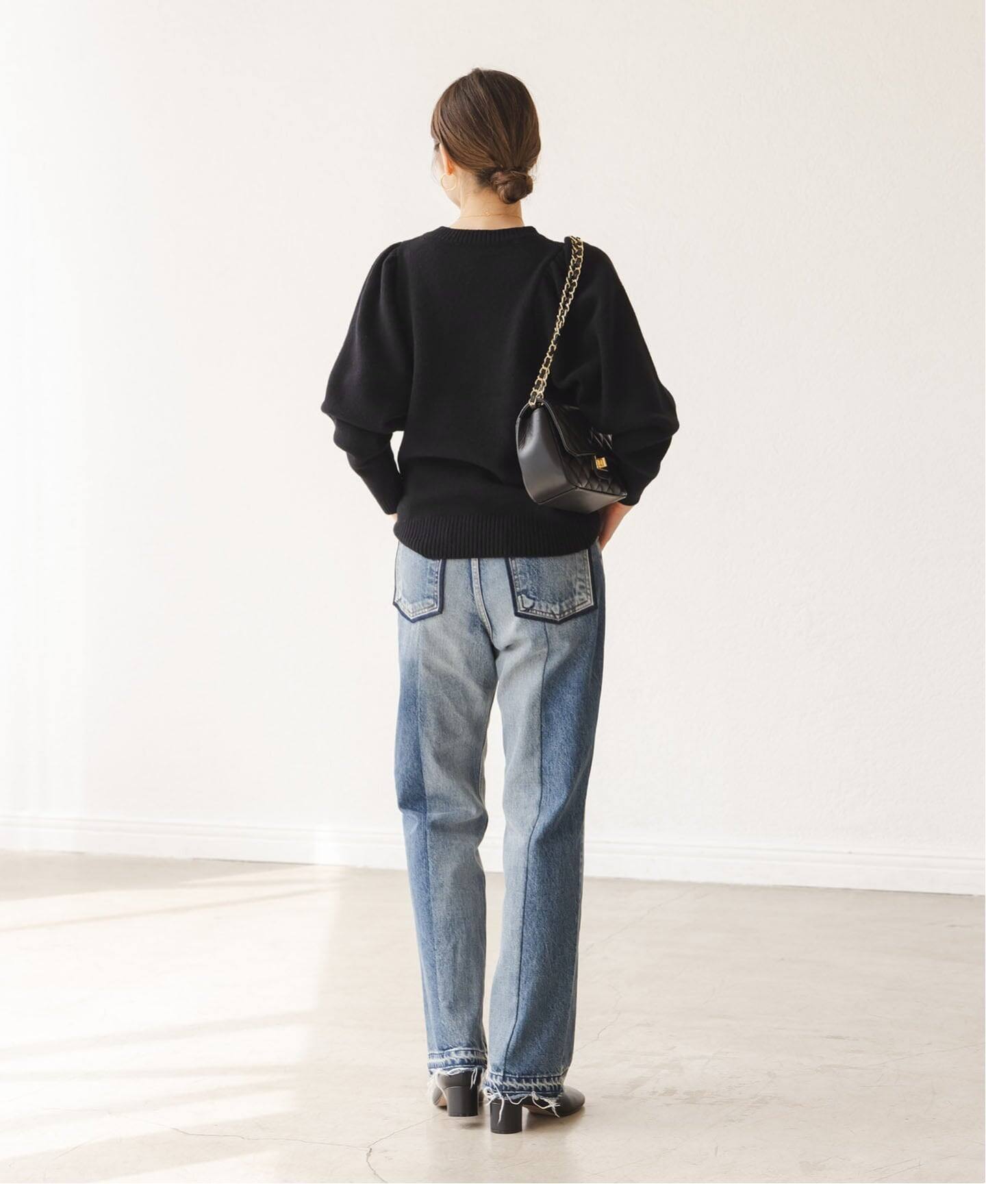 PROTAGONISTA/プロタゴ二スタ ショルダーギャザーニット（ニット