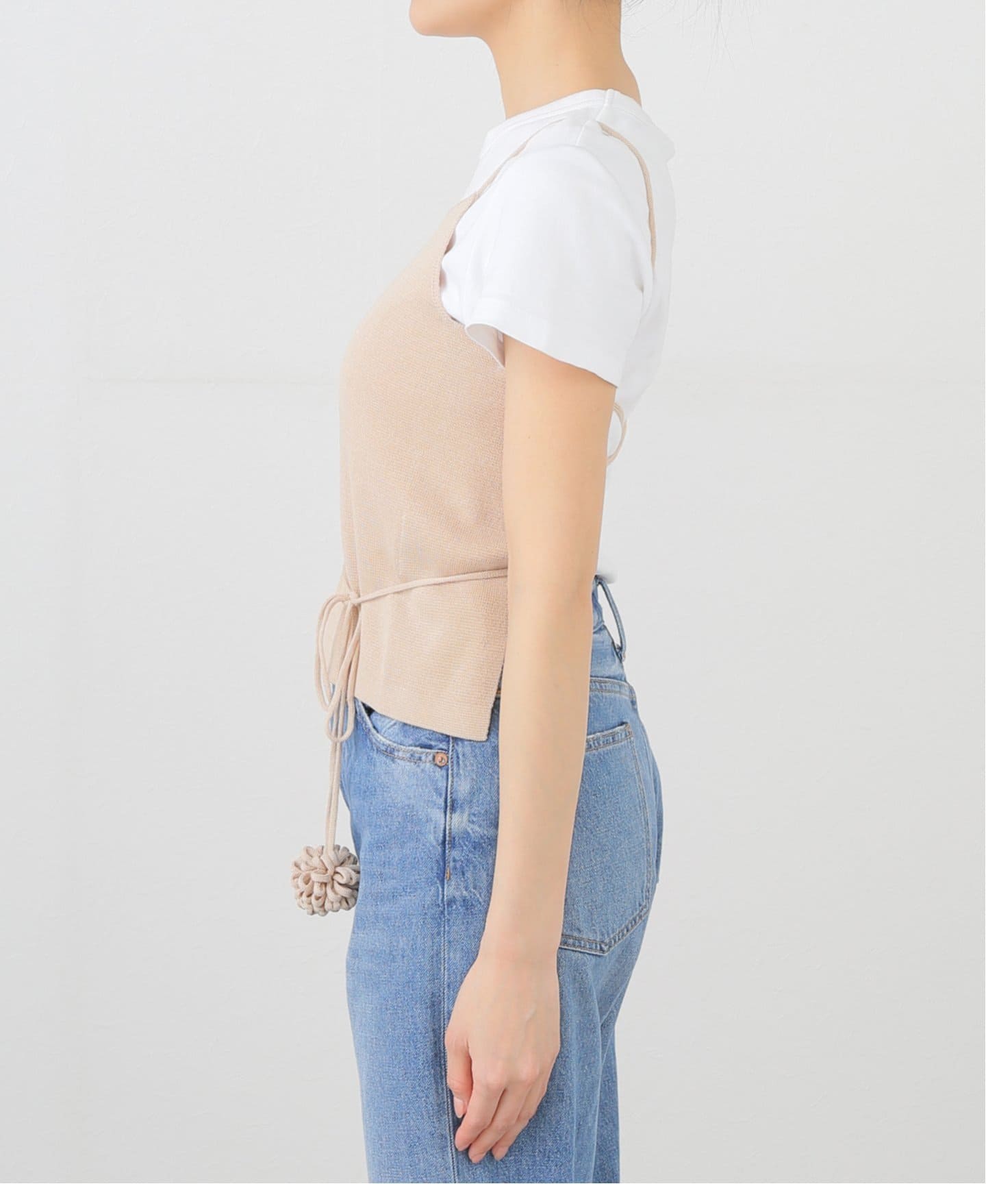 バイマレーネビルガー BY MALENE BIRGER ニットピンク XXS 40%OFF】BY MALENE BIRGER バイマレーネビルガー コットンサイド