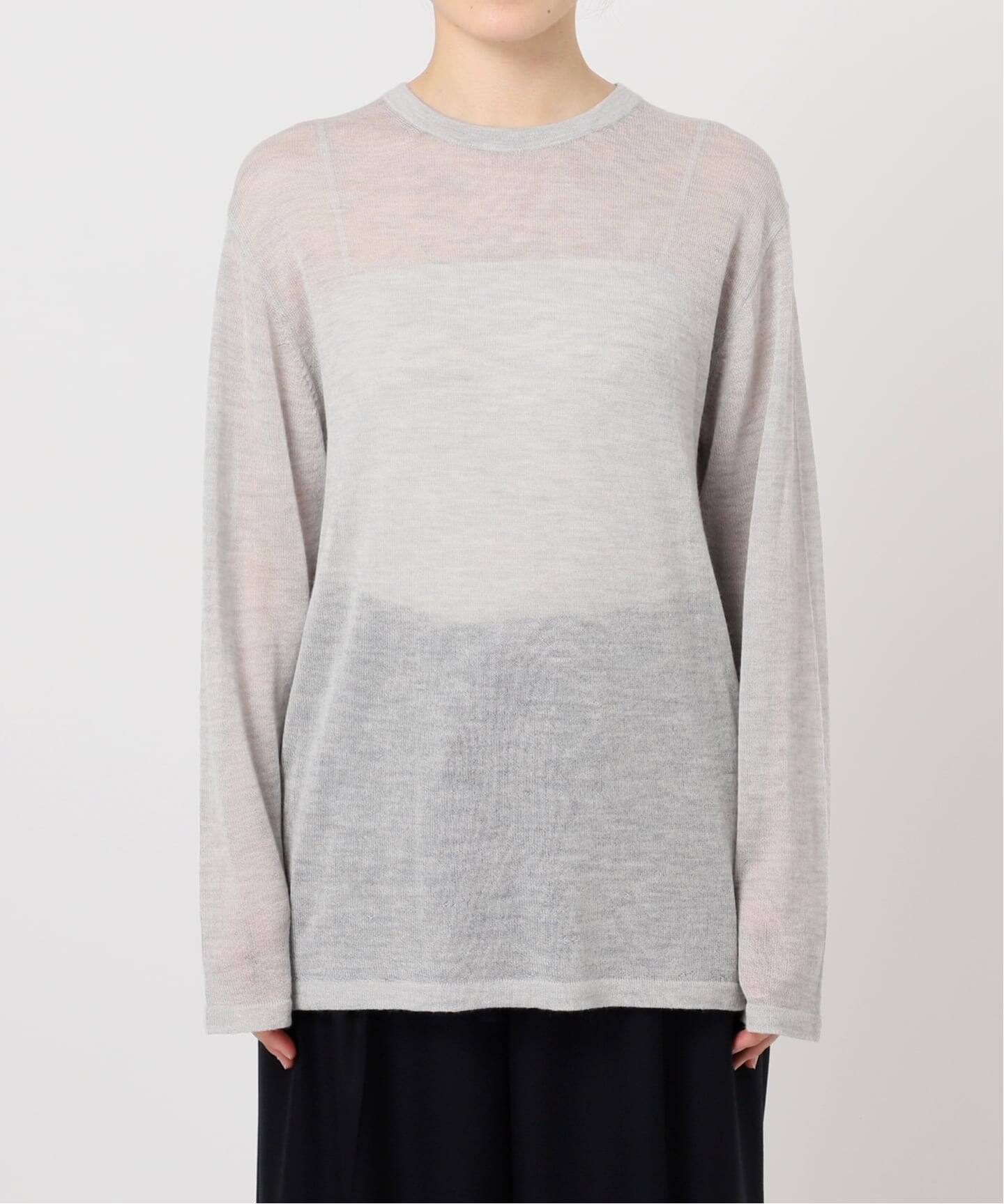CASHIMERE/SILK PULLOVER / カシミヤ・シルクプルオーバー