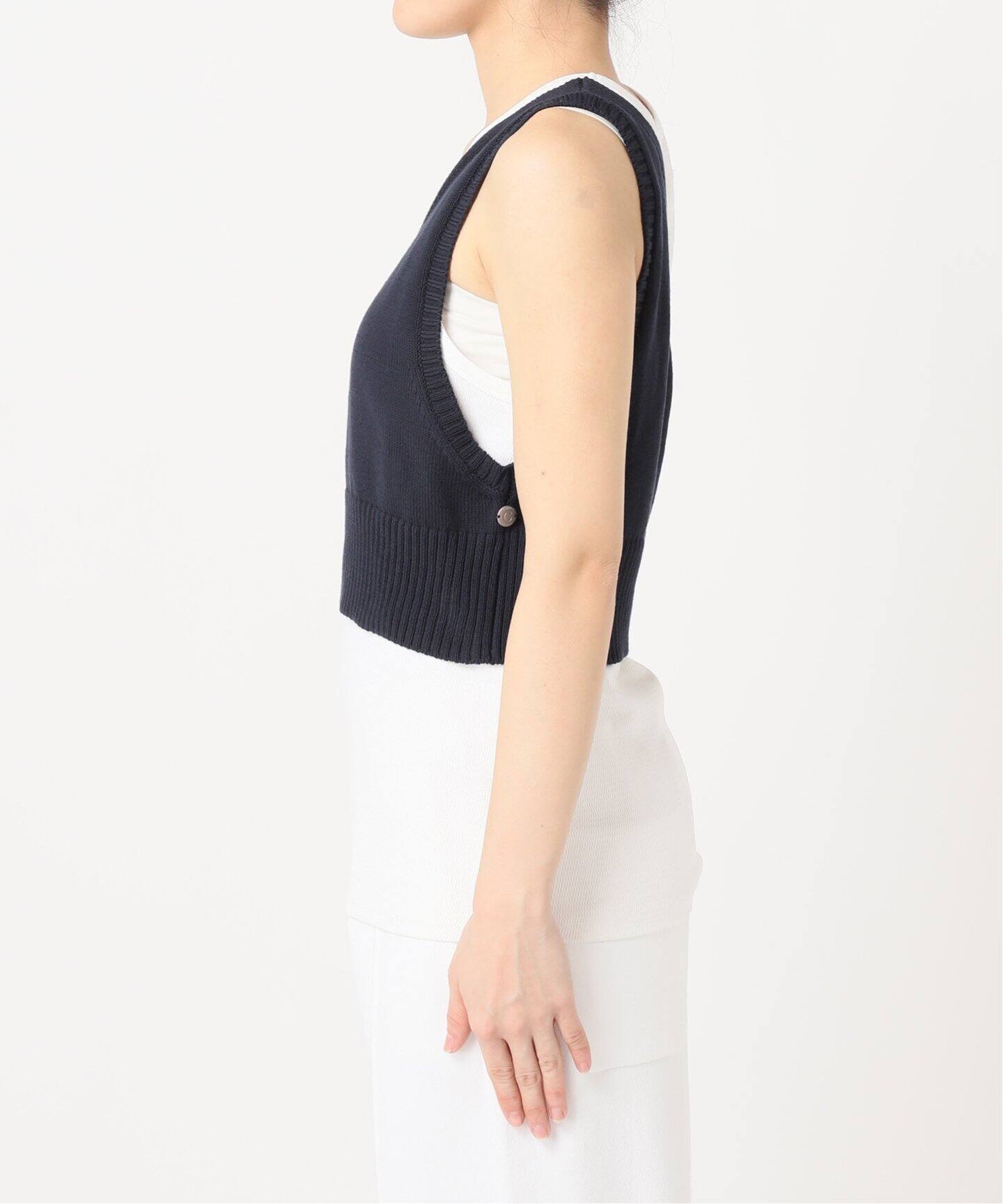 Extreme cashmere ブラウン　ワンショルダー　ニットベスト cashmere tank tops & cotton-cashmere – extreme cashmere
