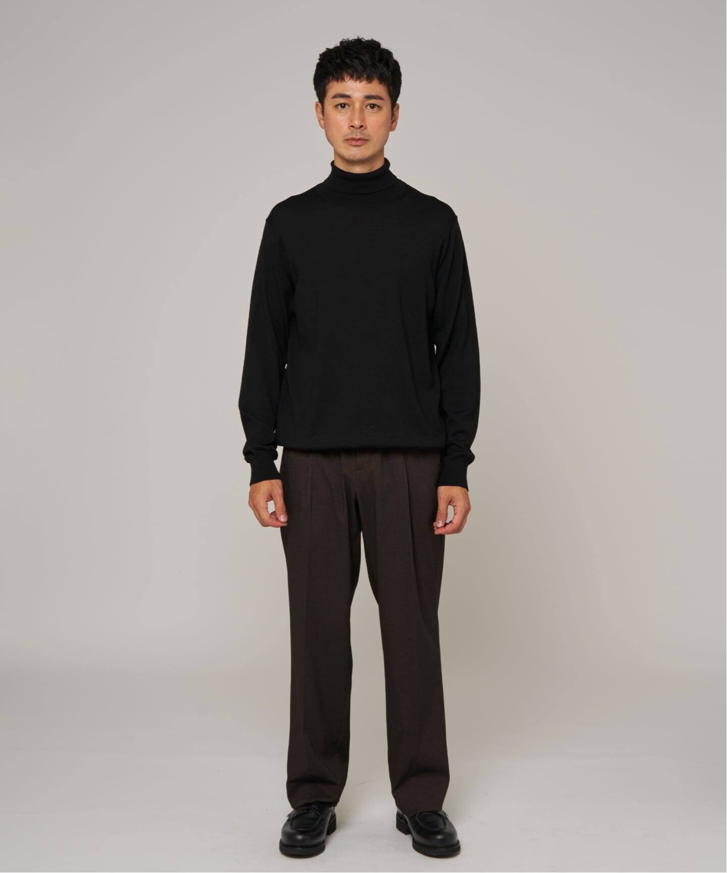 14ゲージ ウール タートルネックニット（ニット／セーター）｜EDIFICE