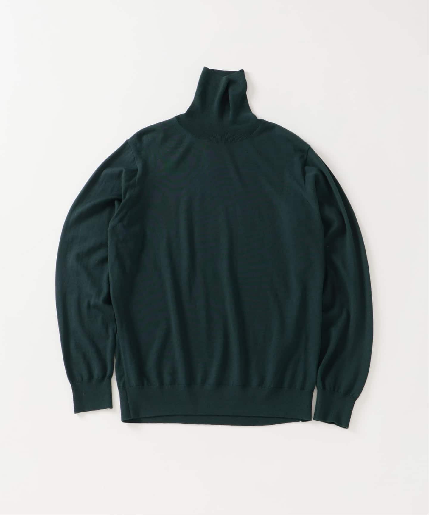 タートルネックニット 14ゲージ ウール タートルネックニット（ニット／セーター）｜EDIFICE