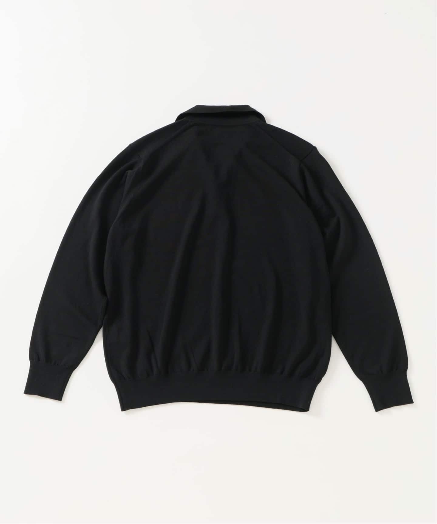 14ゲージ ウール ニットポロシャツ（ニット／セーター）｜EDIFICE