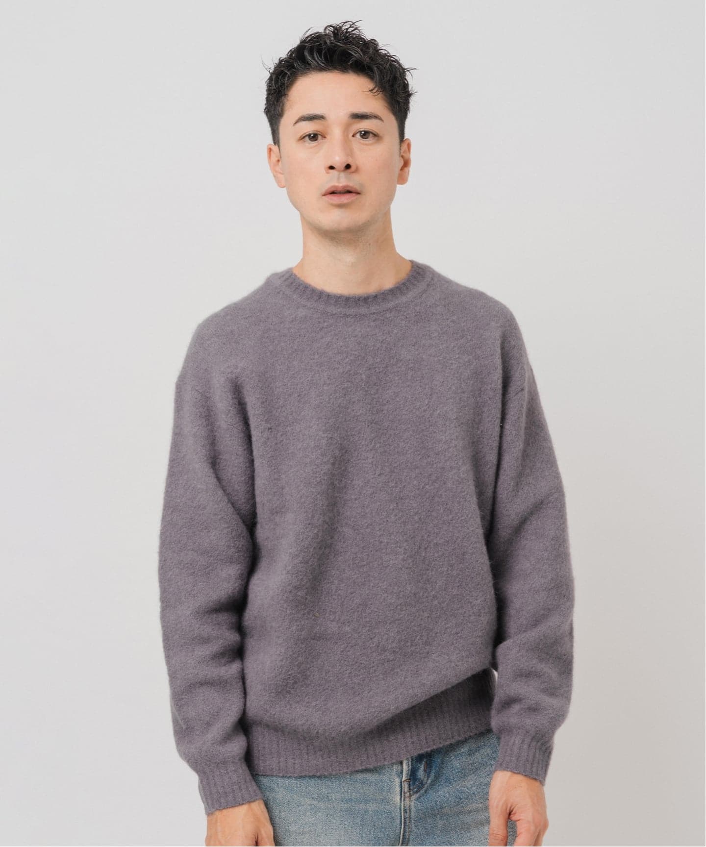 スリアルパカミックス クルーネックニット（ニット／セーター