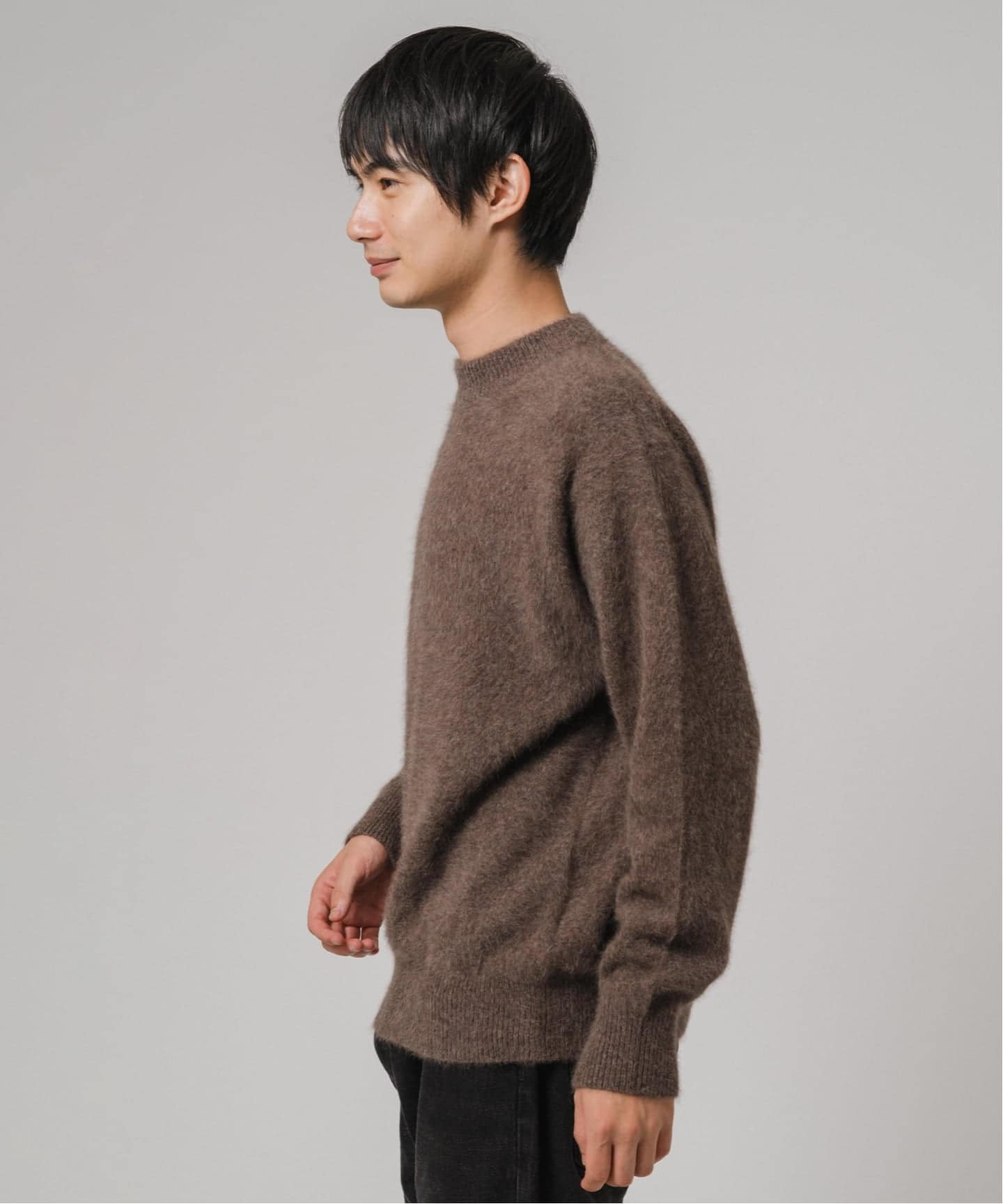 フォックス/カシミヤ ミックス モックネック ニット（ニット