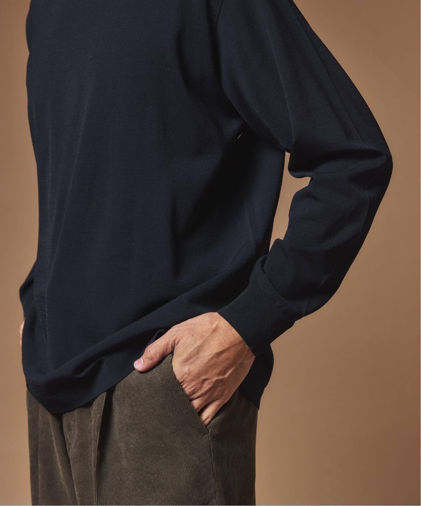 OBSIDIAN オブシディアン ODM22AK008 モックネックニットM MULTI FUNCTION” モックネックニット（ニット／セーター）｜EDIFICE