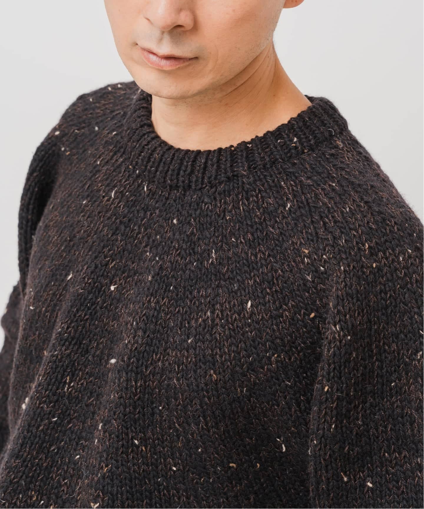 E. アルパカ ネップ ハンドニット（ニット／セーター）｜EDIFICE