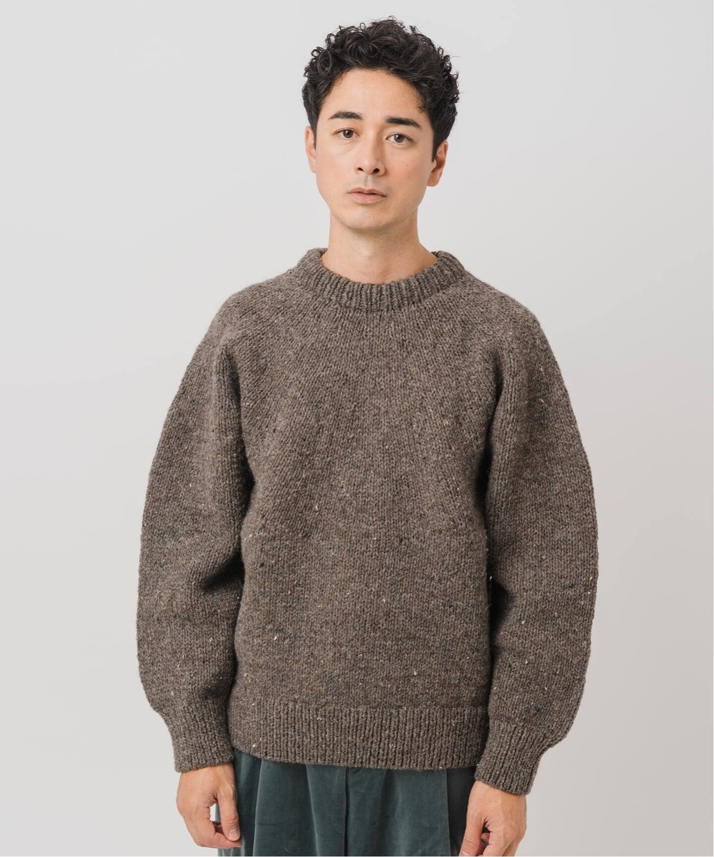 E. アルパカ ネップ ハンドニット（ニット／セーター）｜EDIFICE