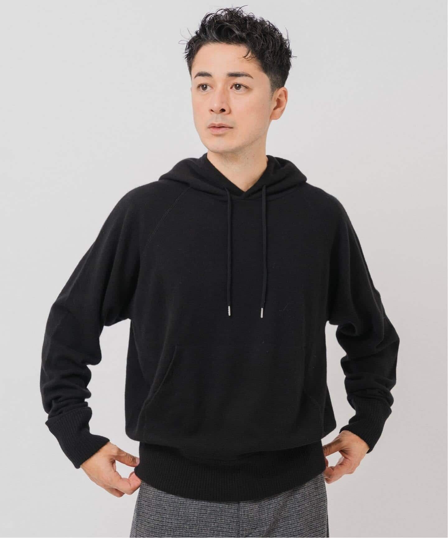 エディフィス（EDIFICE）/NEW CASHMERE ニット フーディ NEW CASHMERE ニット フーディ（ニット／セーター）｜EDIFICE