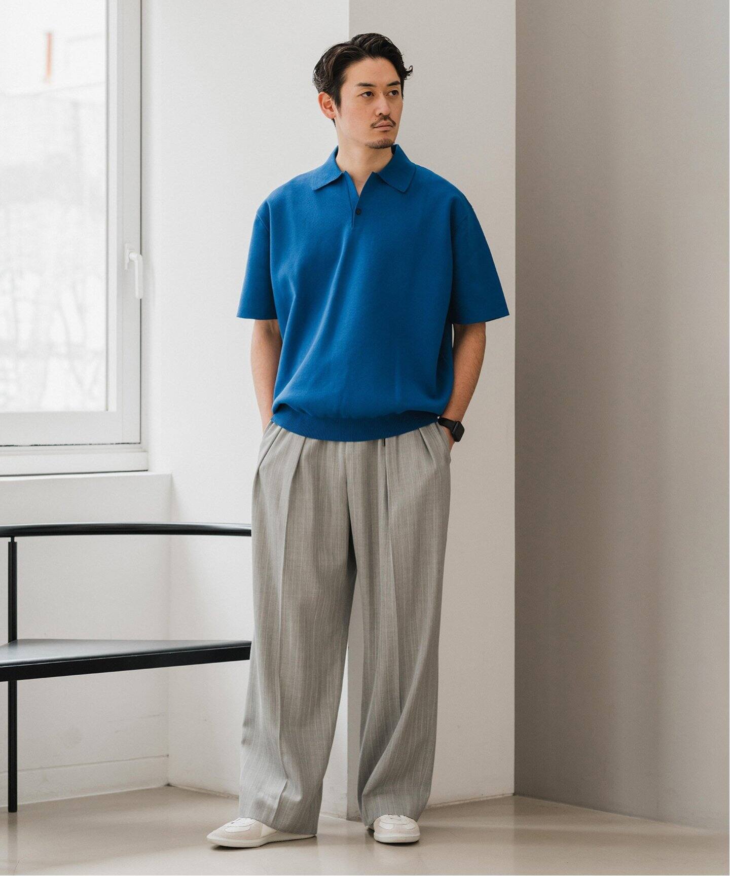 16ゲージ コンフィ ニットポロシャツ（ニット／セーター）｜EDIFICE