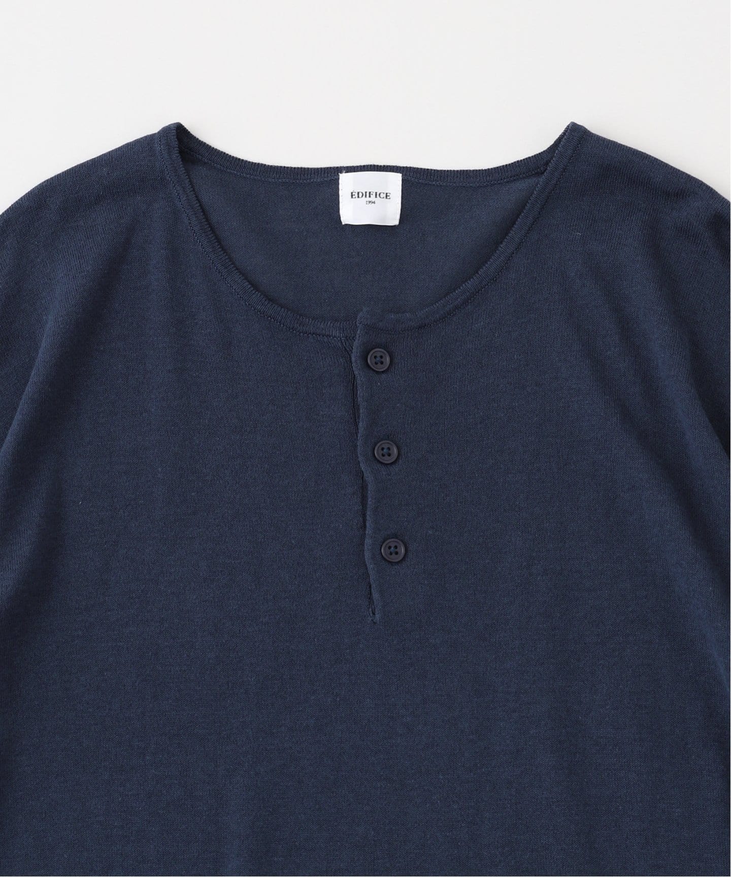 14ゲージ ヘンリー ネック Tシャツ（Tシャツ／カットソー）｜EDIFICE