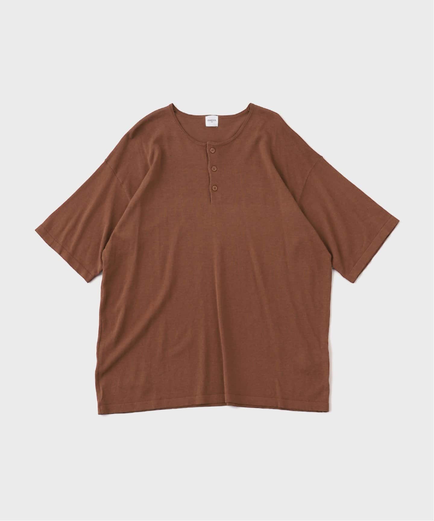 14ゲージ ヘンリー ネック Tシャツ（Tシャツ／カットソー）｜EDIFICE