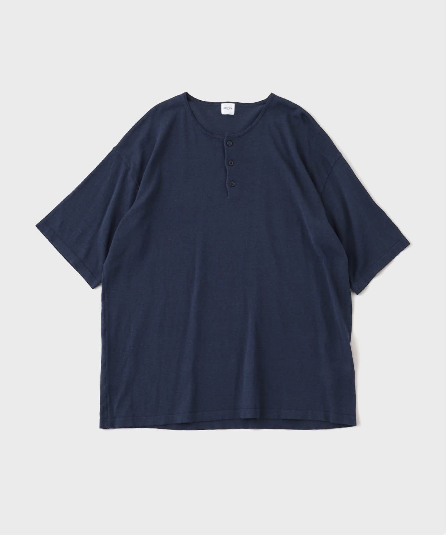 14ゲージ ヘンリー ネック Tシャツ（Tシャツ／カットソー）｜EDIFICE