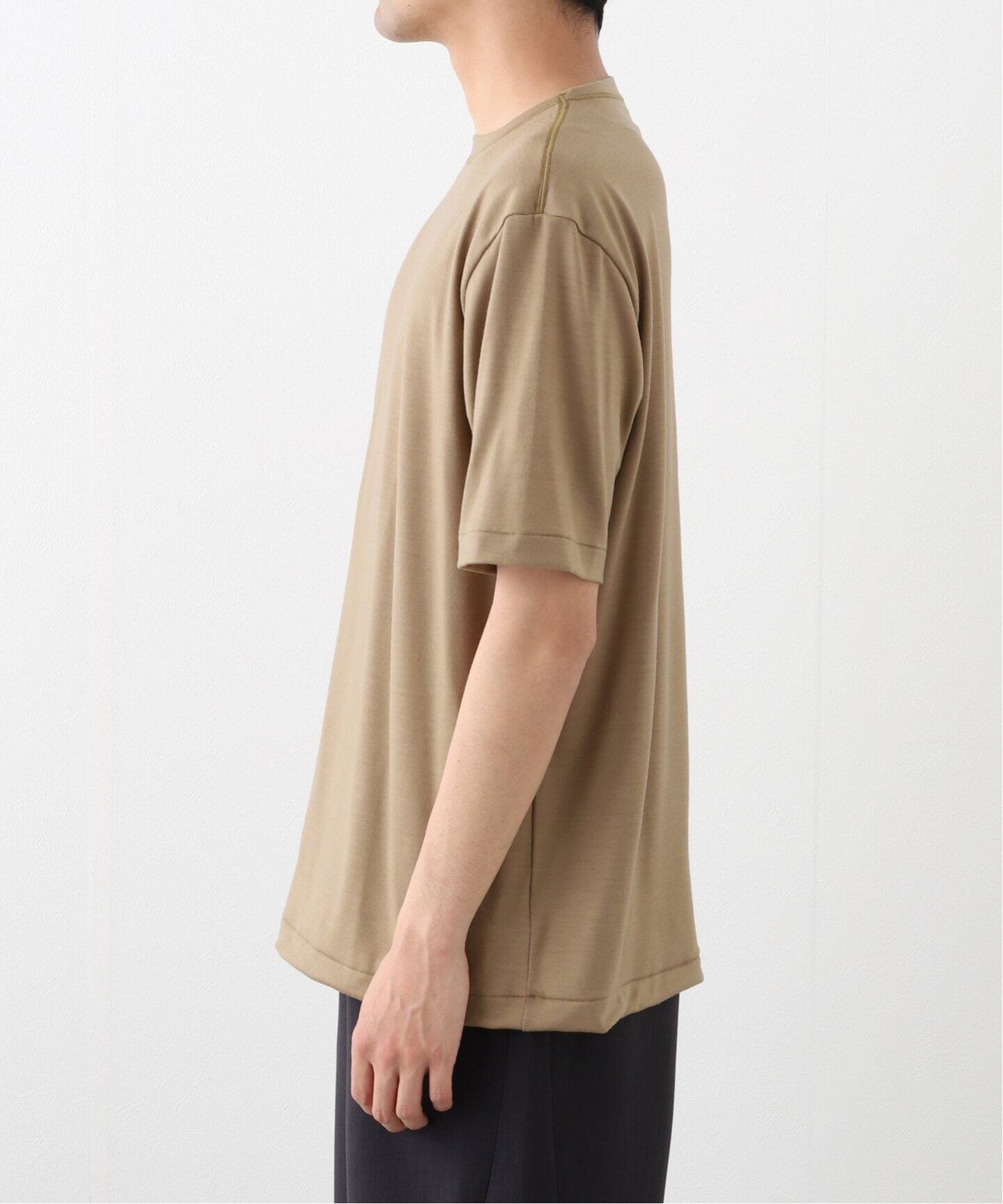 Letiquette × ETS.MATERIAUX ウールショート スリーブ Tシャツ（T