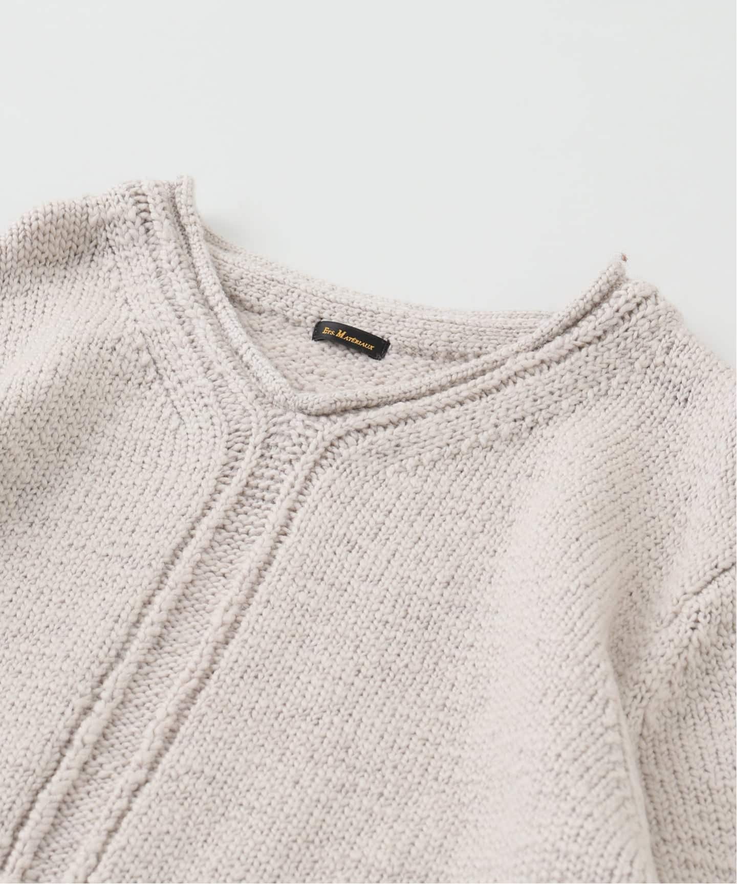 エディフィス（EDIFICE）/ETS．MATERIAUX(マテリオ)  スラブ Vニット ETS.MATERIAUX(マテリオ) スラブ Vニット（ニット／セーター