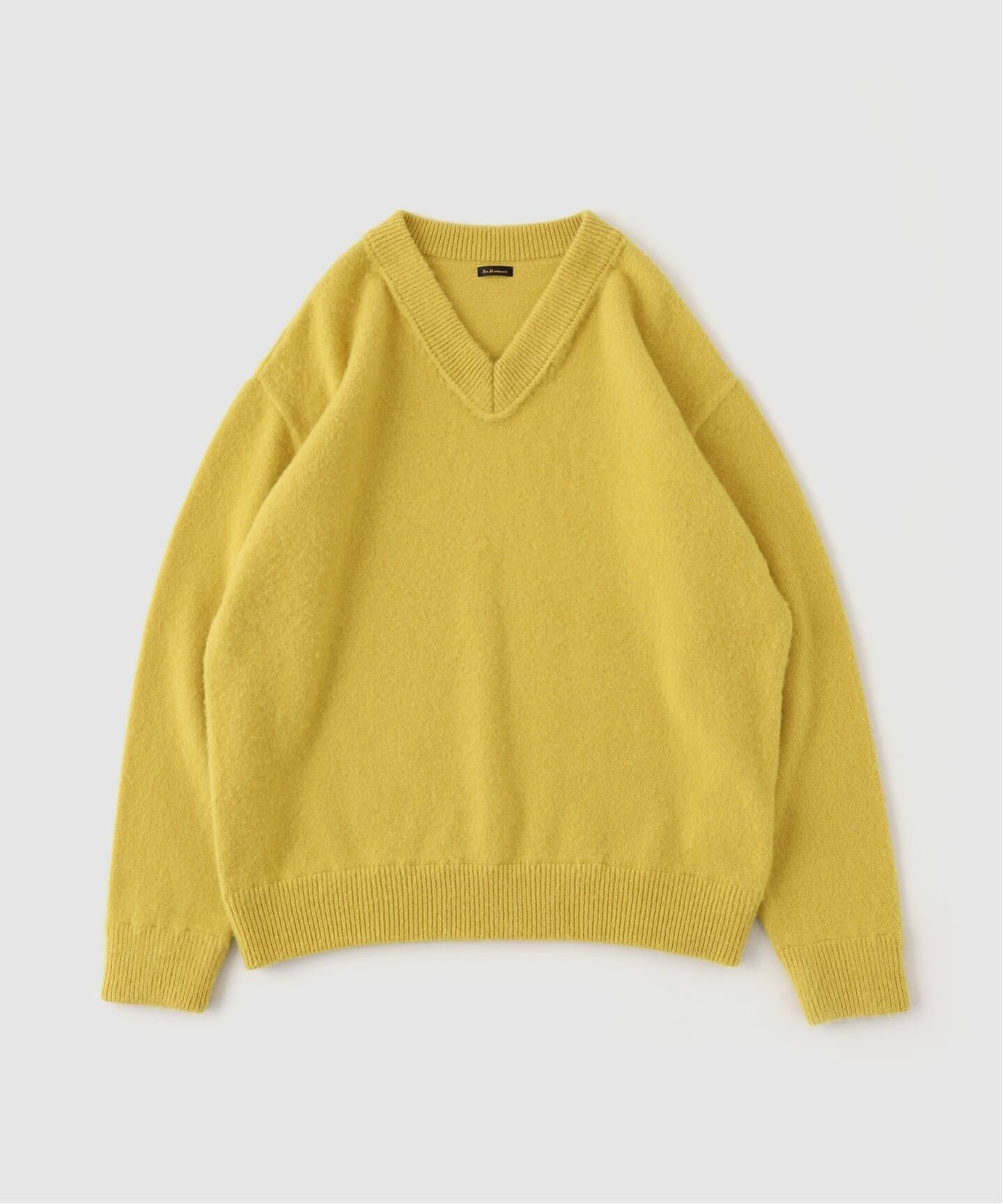 ETS.MATERIAUX(マテリオ) シャギー Vネック ニット（ニット／セーター