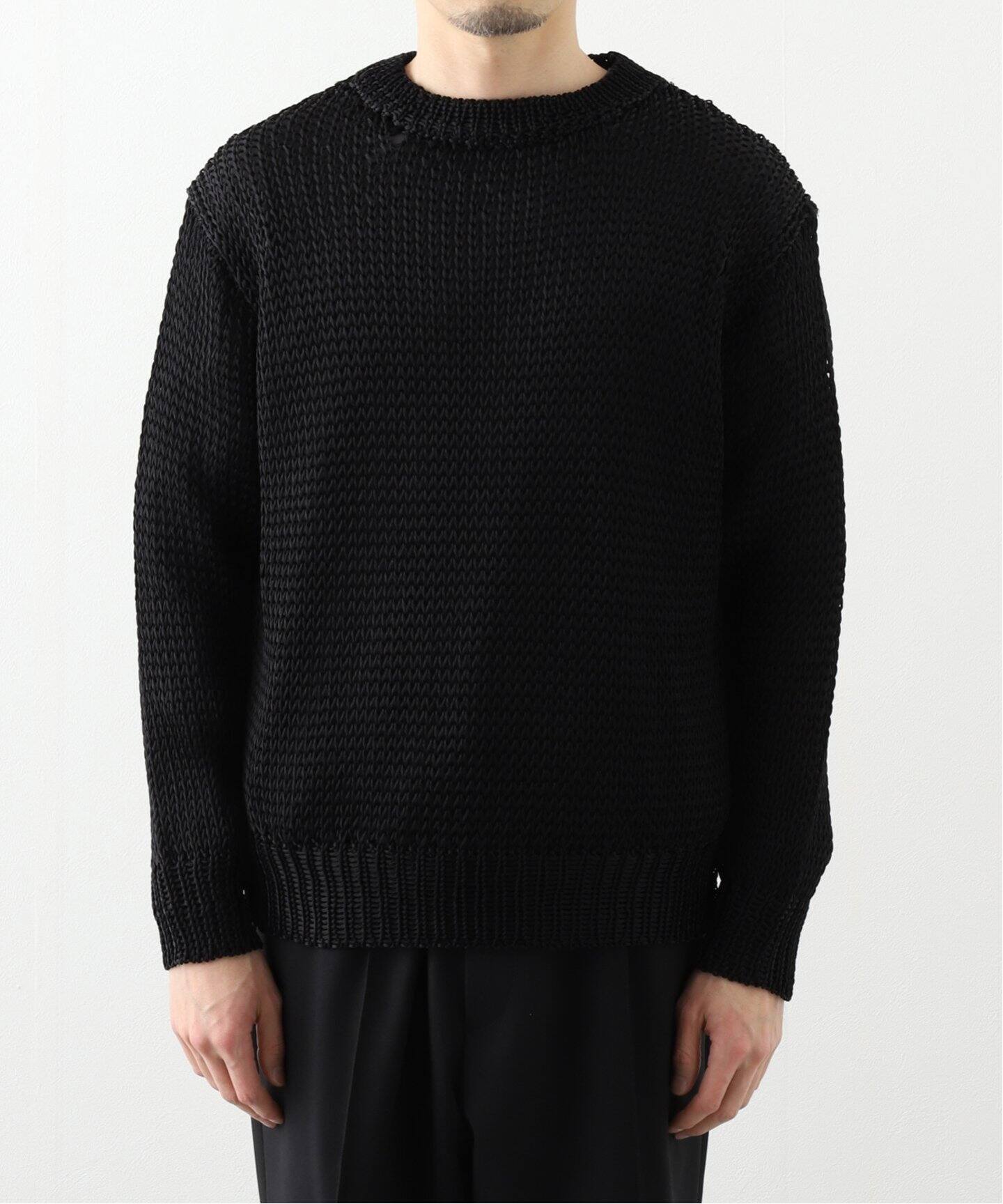 JIL SANDER (ジル サンダー) CHUNKY SILK C/N JUMPER J22GP0233/J16135 
