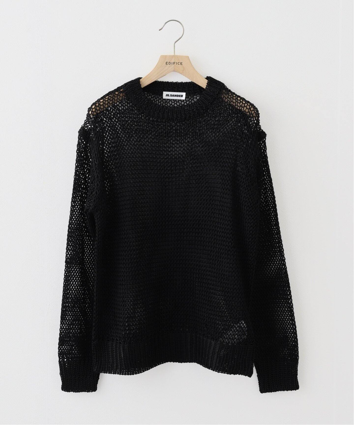 JIL SANDER (ジル サンダー) CHUNKY SILK C/N JUMPER J22GP0233/J16135 