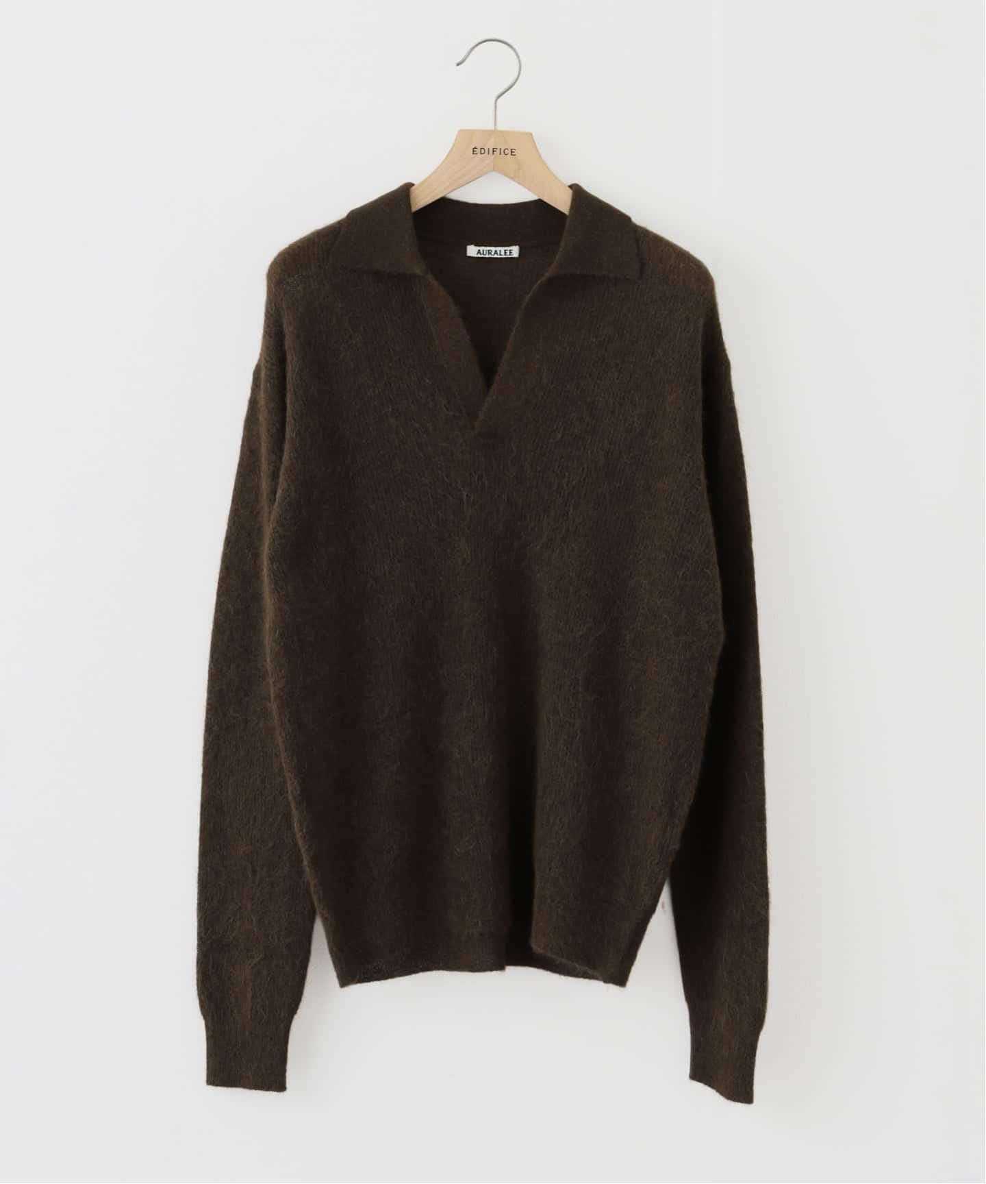 トップス AURALEE BABY SURI ALPACA SHEER KNIT AURALEE (オーラリー) BABY SURI ALPACA SHEER KNIT SKIP