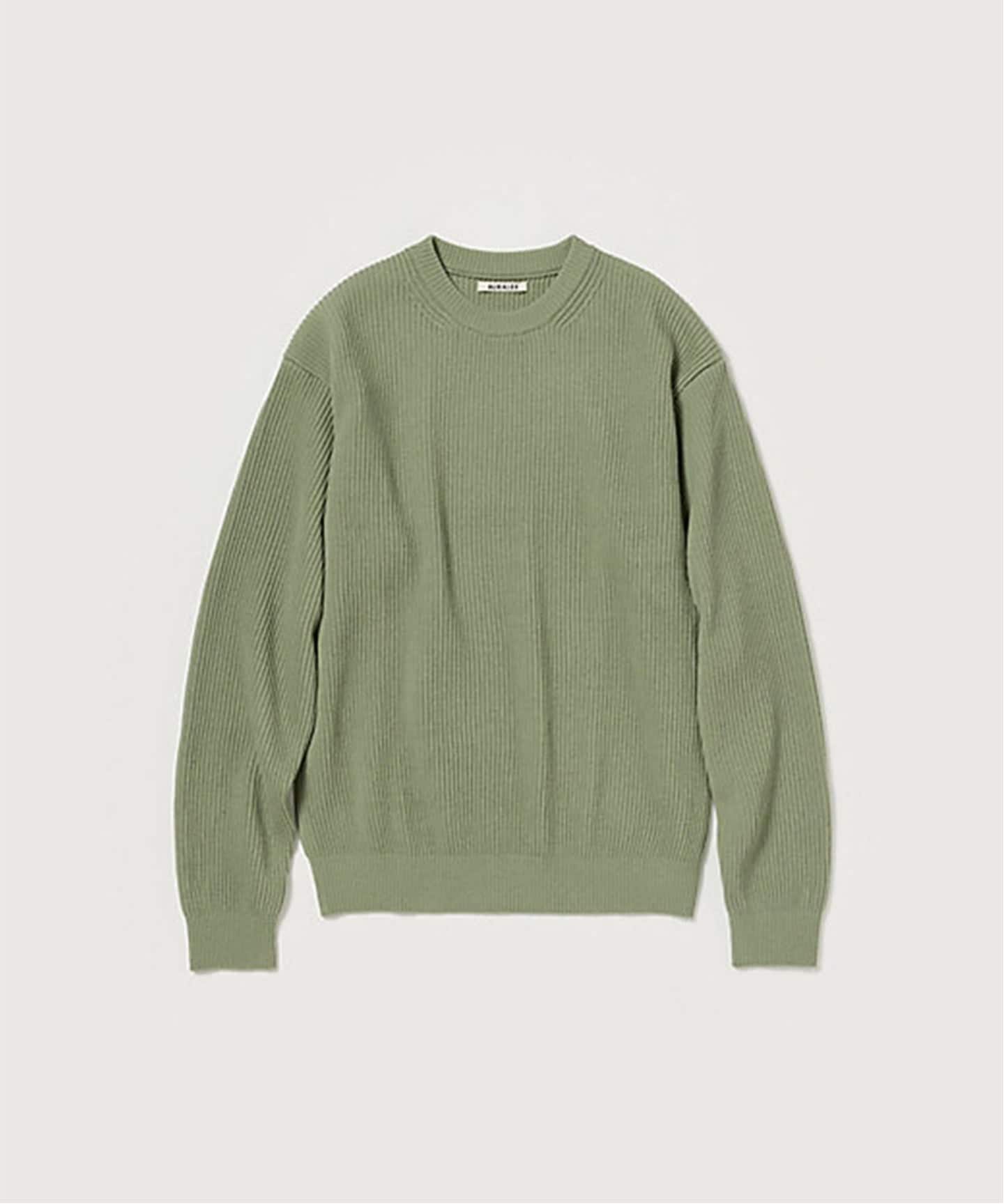 AURALEE (オーラリー) SUPER FINE WOOL RIB KNIT P/O A25AP02 RK