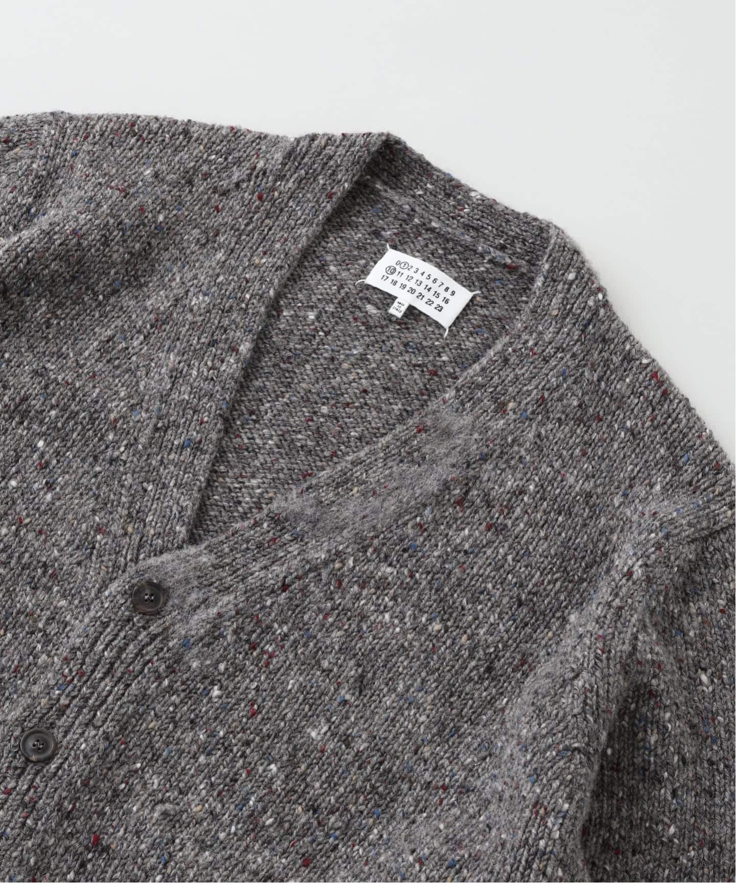 MAISON MARGIELA (メゾン マルジェラ) 3G WOOL NEP C/D KNIT（ニット