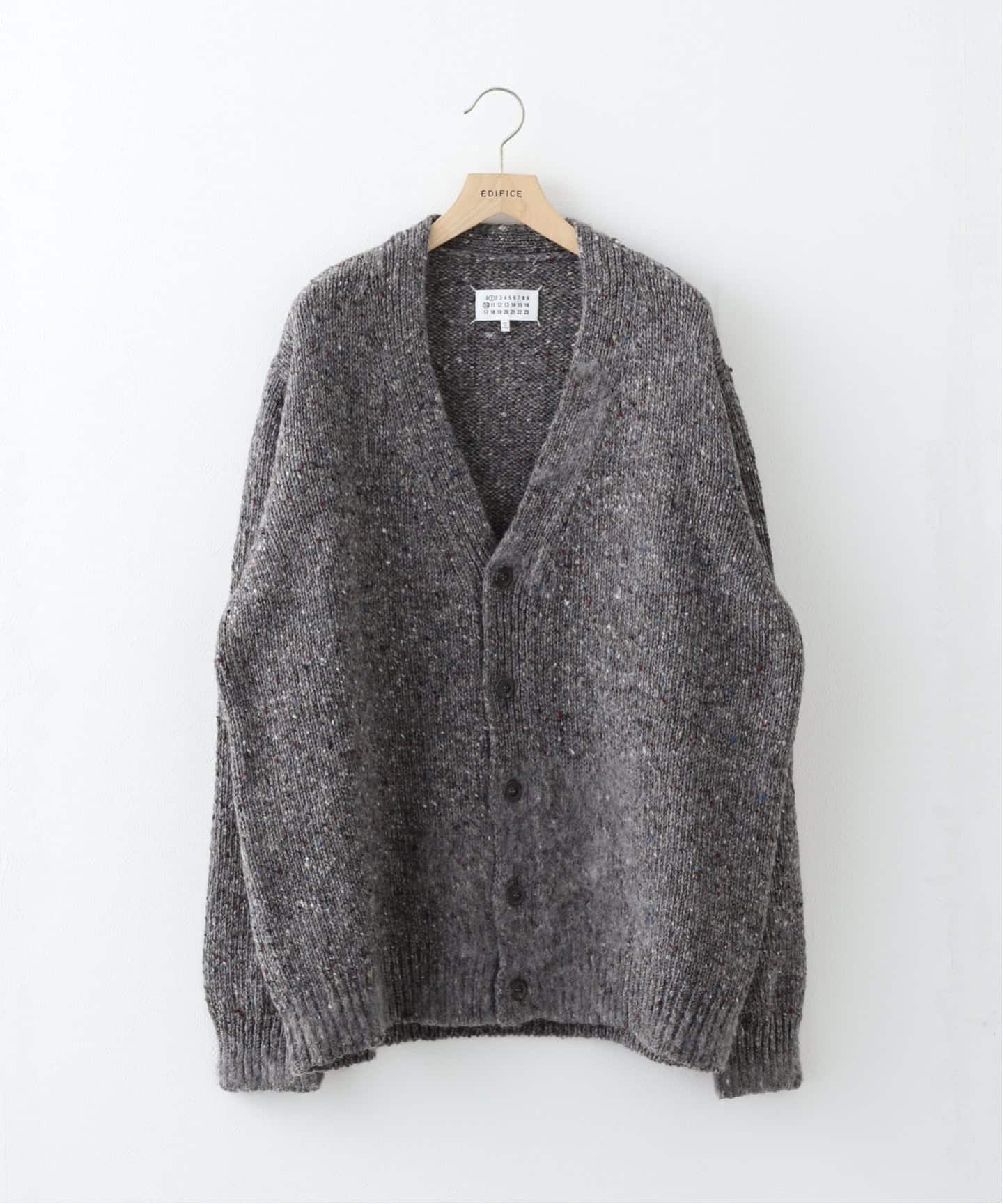 MAISON MARGIELA (メゾン マルジェラ) 3G WOOL NEP C/D KNIT