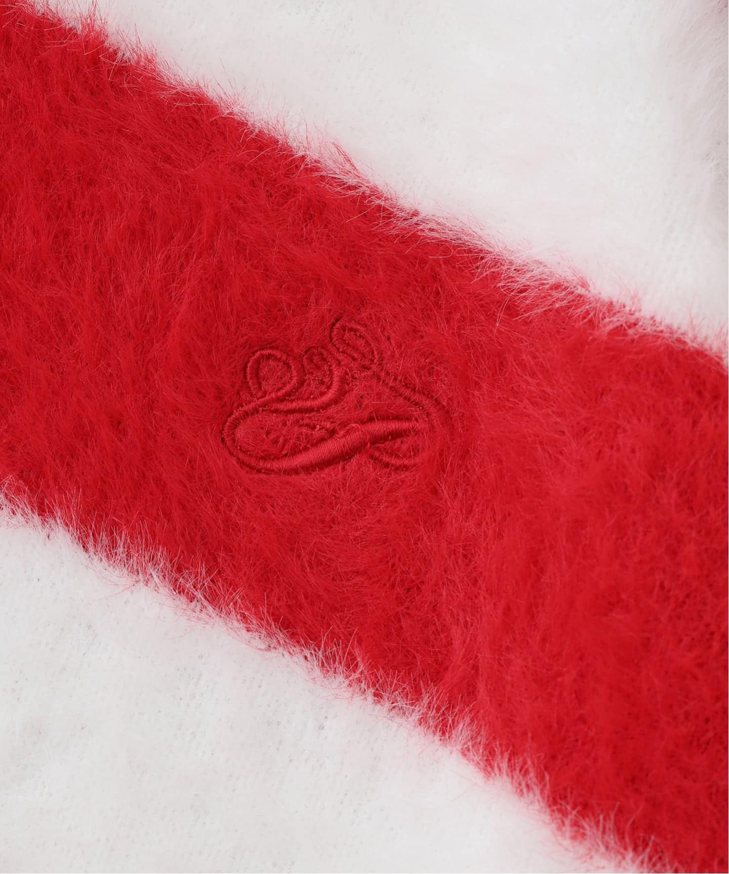 3.PARADIS(スリーパラディ) FLUFFY KNIT LS ポロ（ニット／セーター