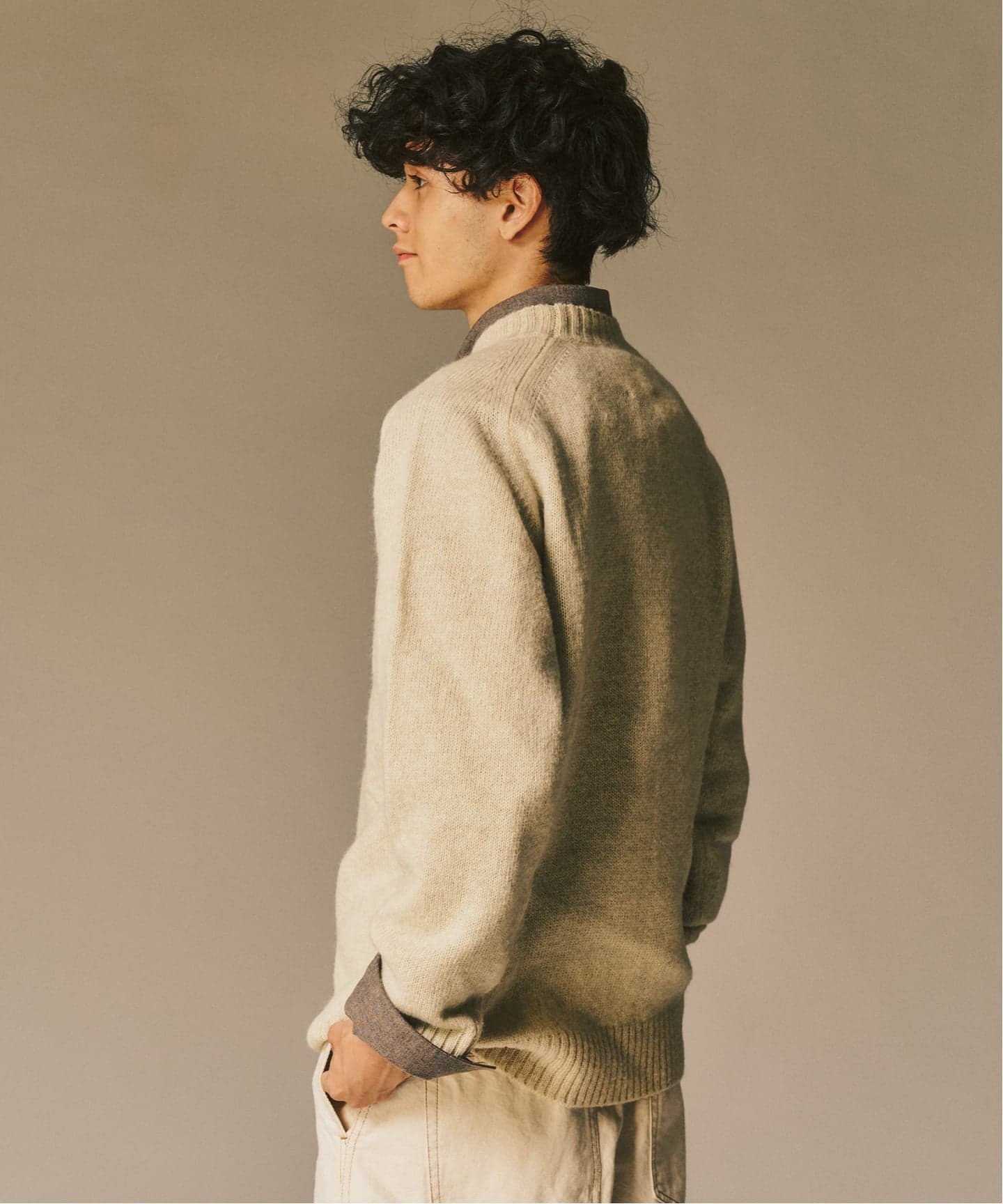 Shetland Woolen Co. (シェットランドウーレン)PLAIN SHAGGY DOG CREW