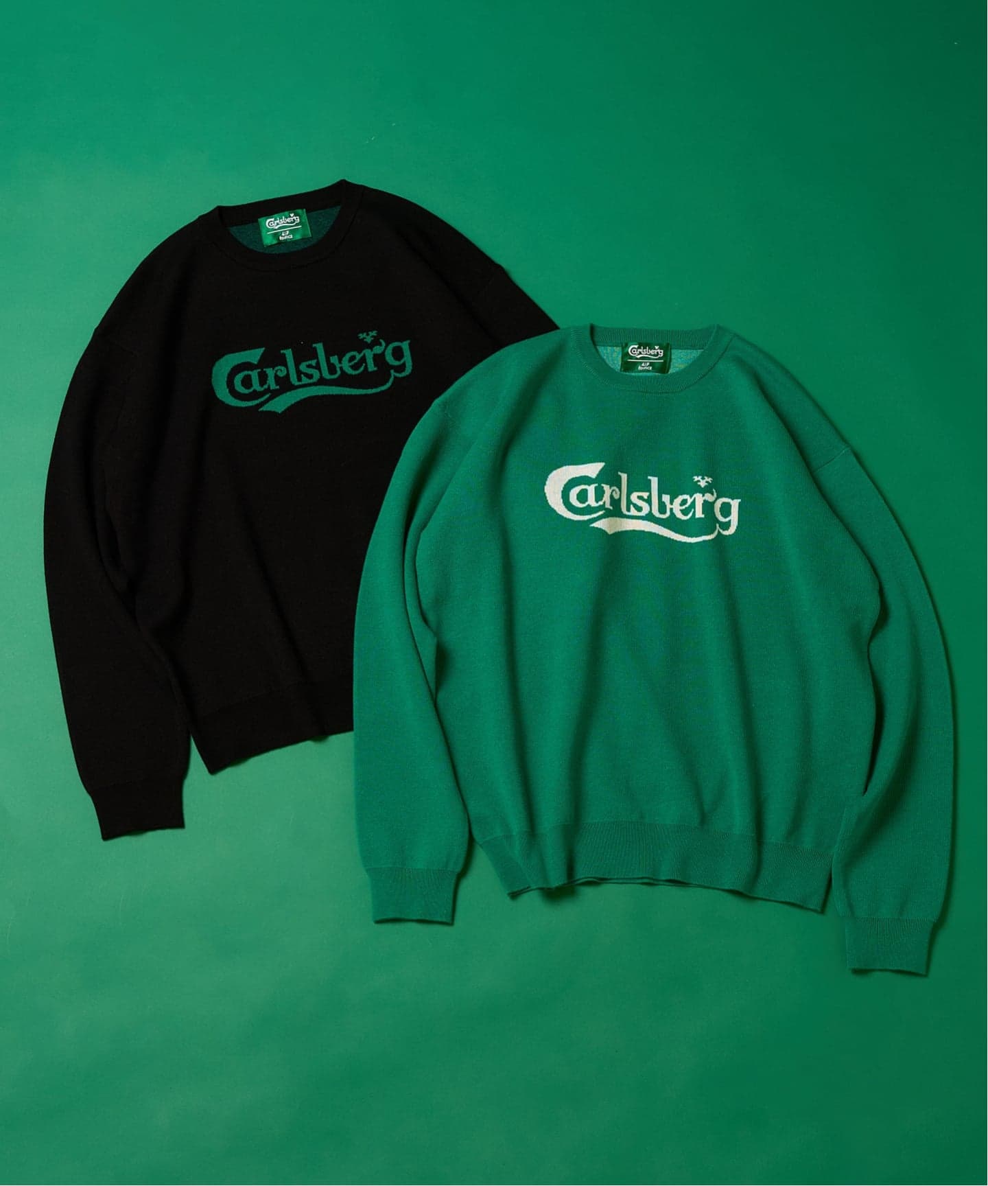 CARLSBERG × 417 jacquard LOGOKNIT（ニット／セーター）｜417