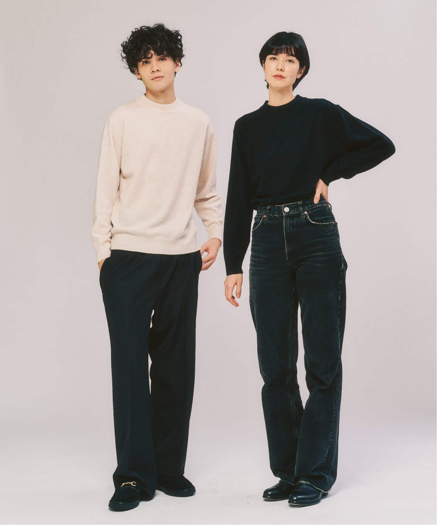 カシミヤブレンド モックネックニット（ニット／セーター）｜417