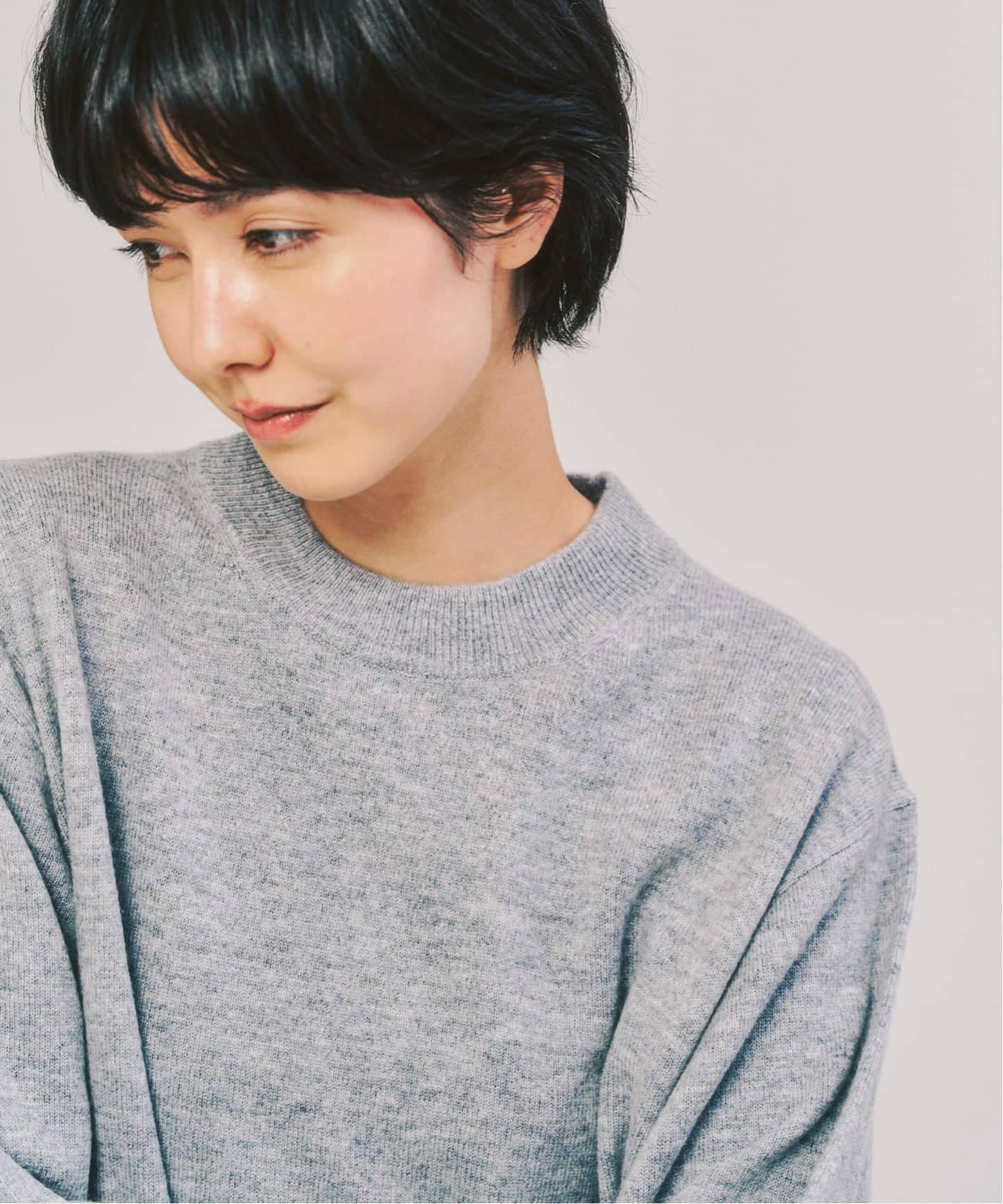 カシミヤブレンド モックネックニット（ニット／セーター）｜417