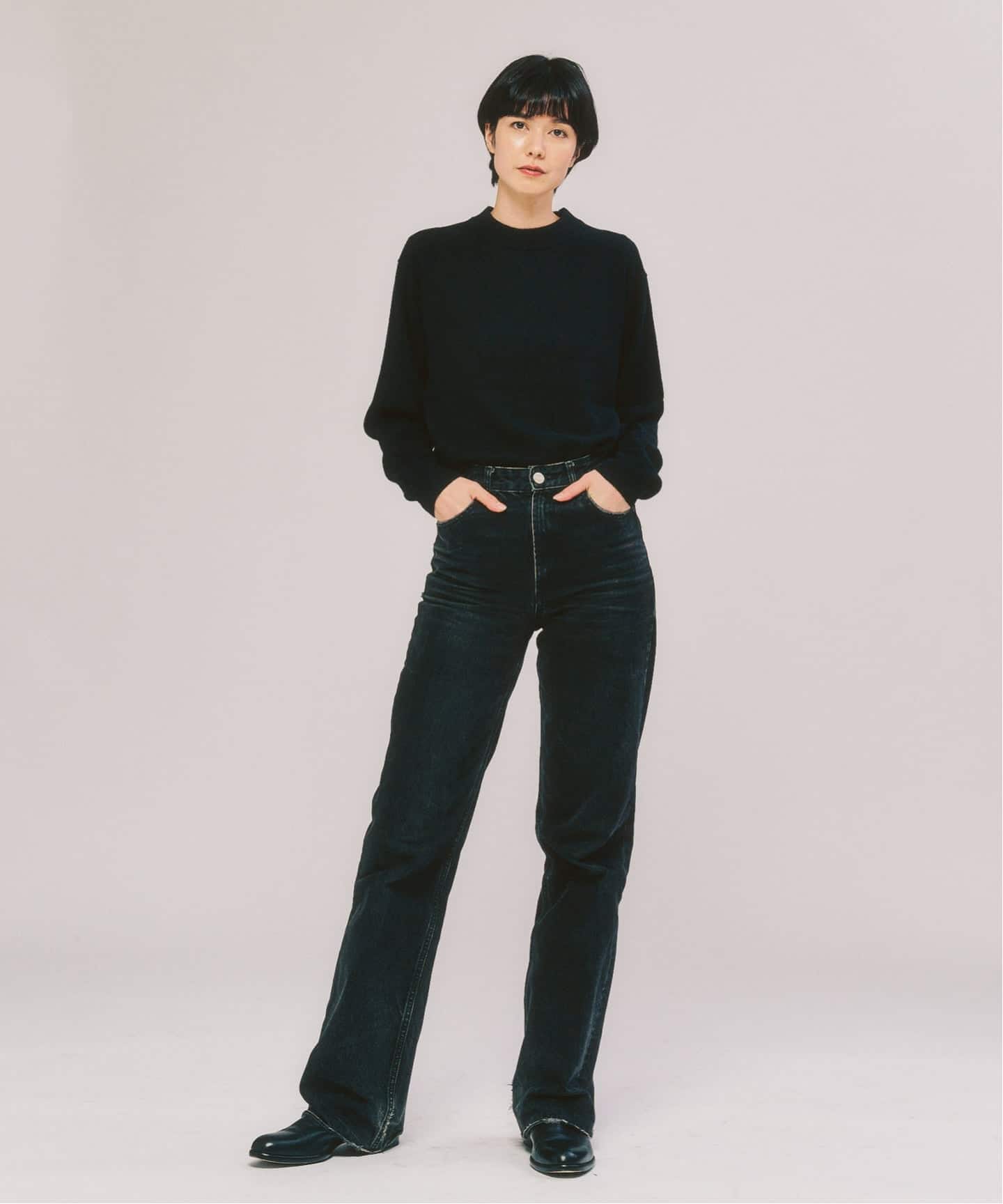 カシミヤブレンド モックネックニット（ニット／セーター）｜417