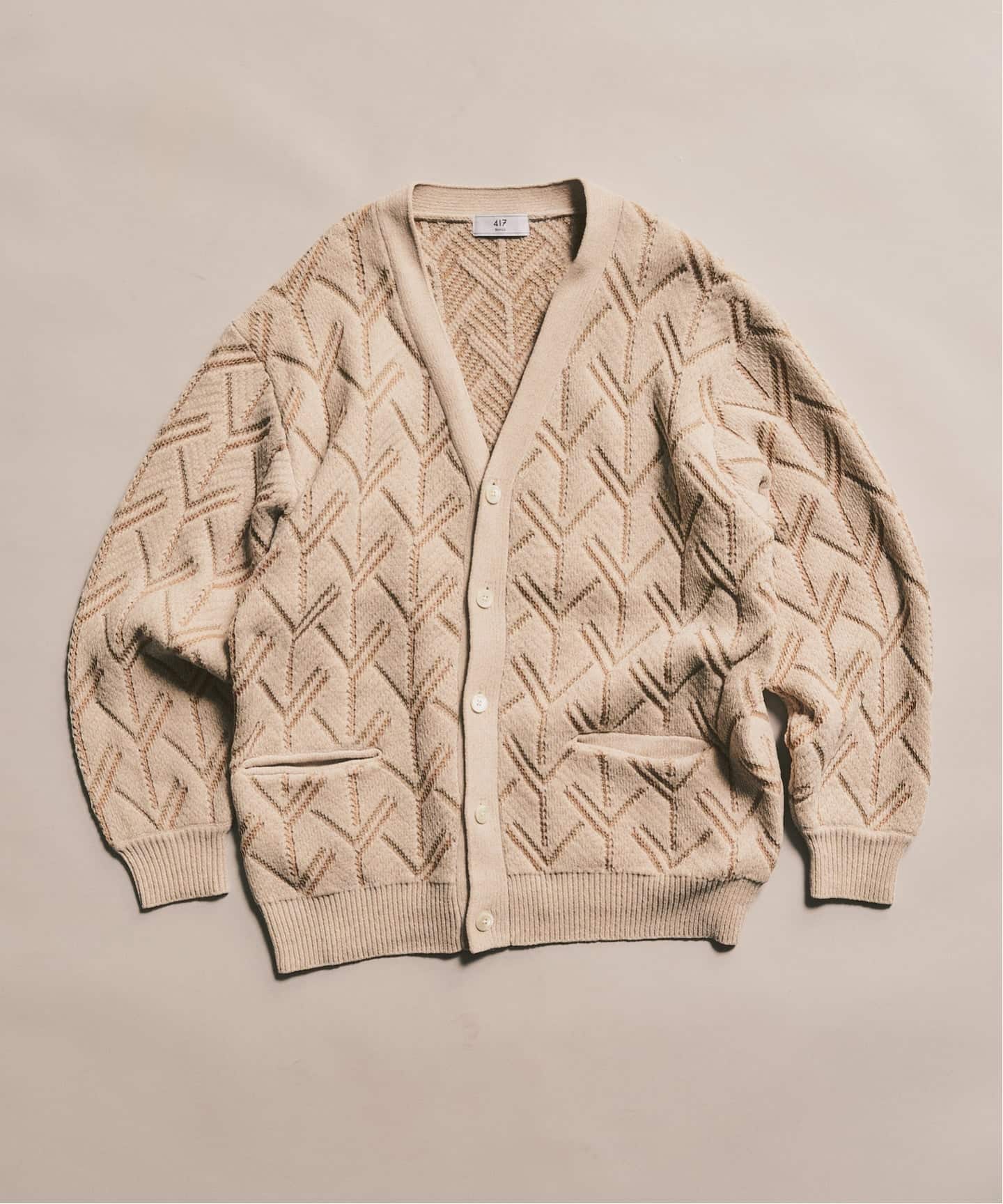 モールパターンカーディガン（カーディガン）｜417 EDIFICE（フォー