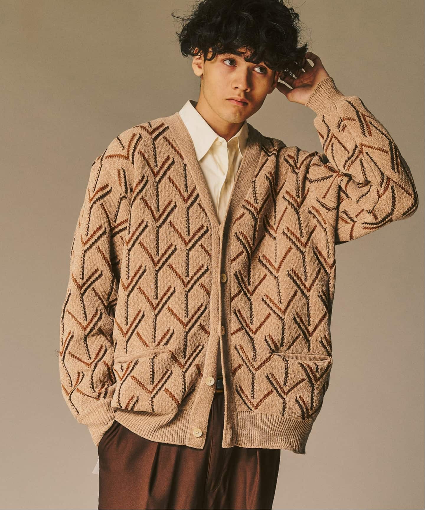 モールパターンカーディガン（カーディガン）｜417 EDIFICE（フォー