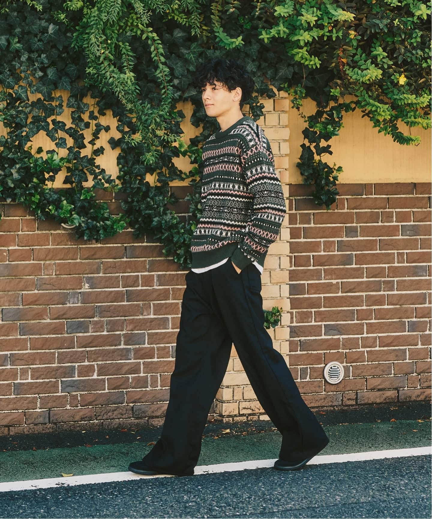 予約》フェアアイルクルーニット（ニット／セーター）｜417