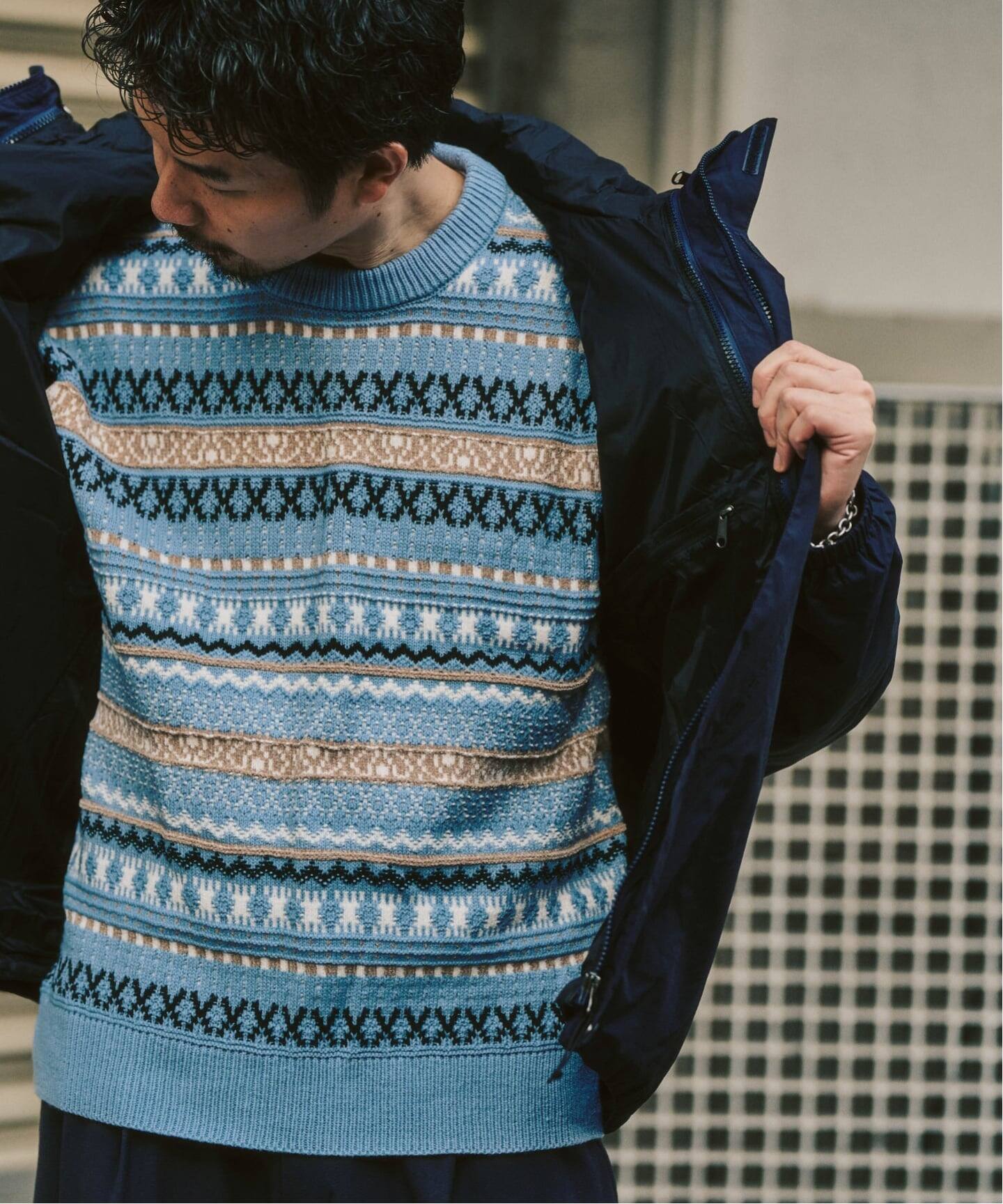 フェアアイルクルーニット（ニット／セーター）｜417 EDIFICE（フォー