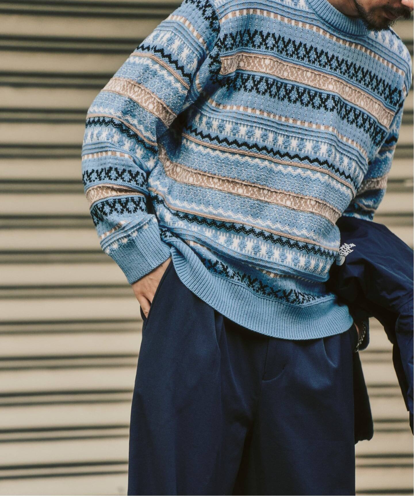 フェアアイルクルーニット（ニット／セーター）｜417 EDIFICE（フォー