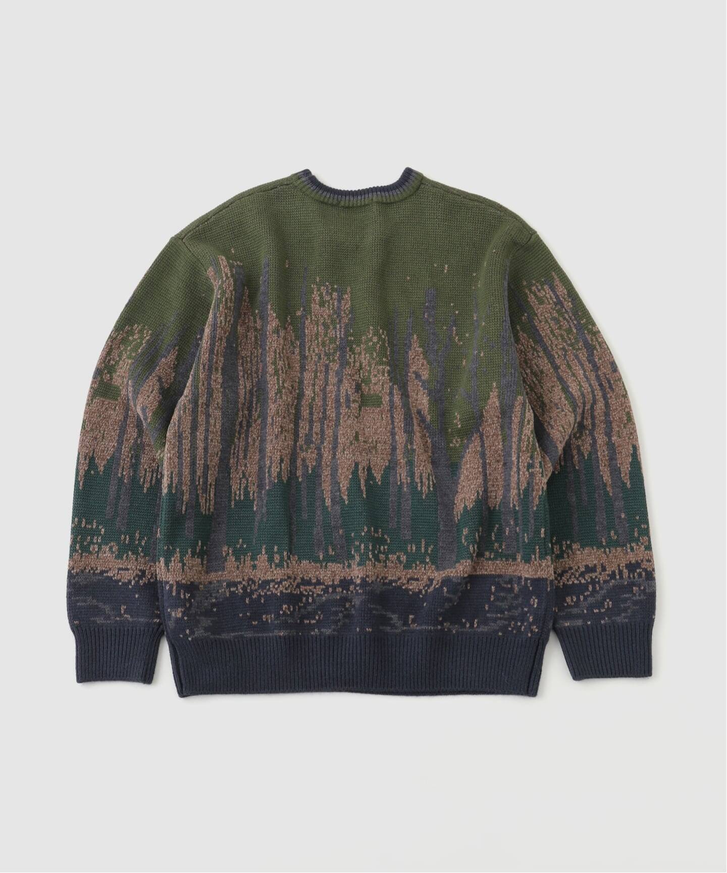 an/eddy 一点物 ニットクッション アンエディ 限定 展示品 苔に侵食されたニット」を展示販売、蓮沼千紘の「an/eddy」が新作展を開催