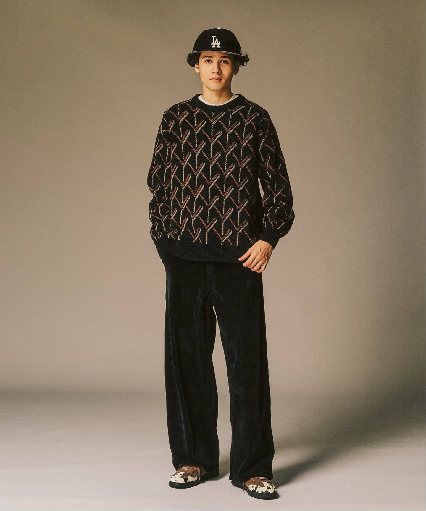 417 エディフィス（417 EDIFICE）/ジオメ ジャガードニットクルー ジオメ ジャガードニットクルー（ニット／セーター）｜417 EDIFICE