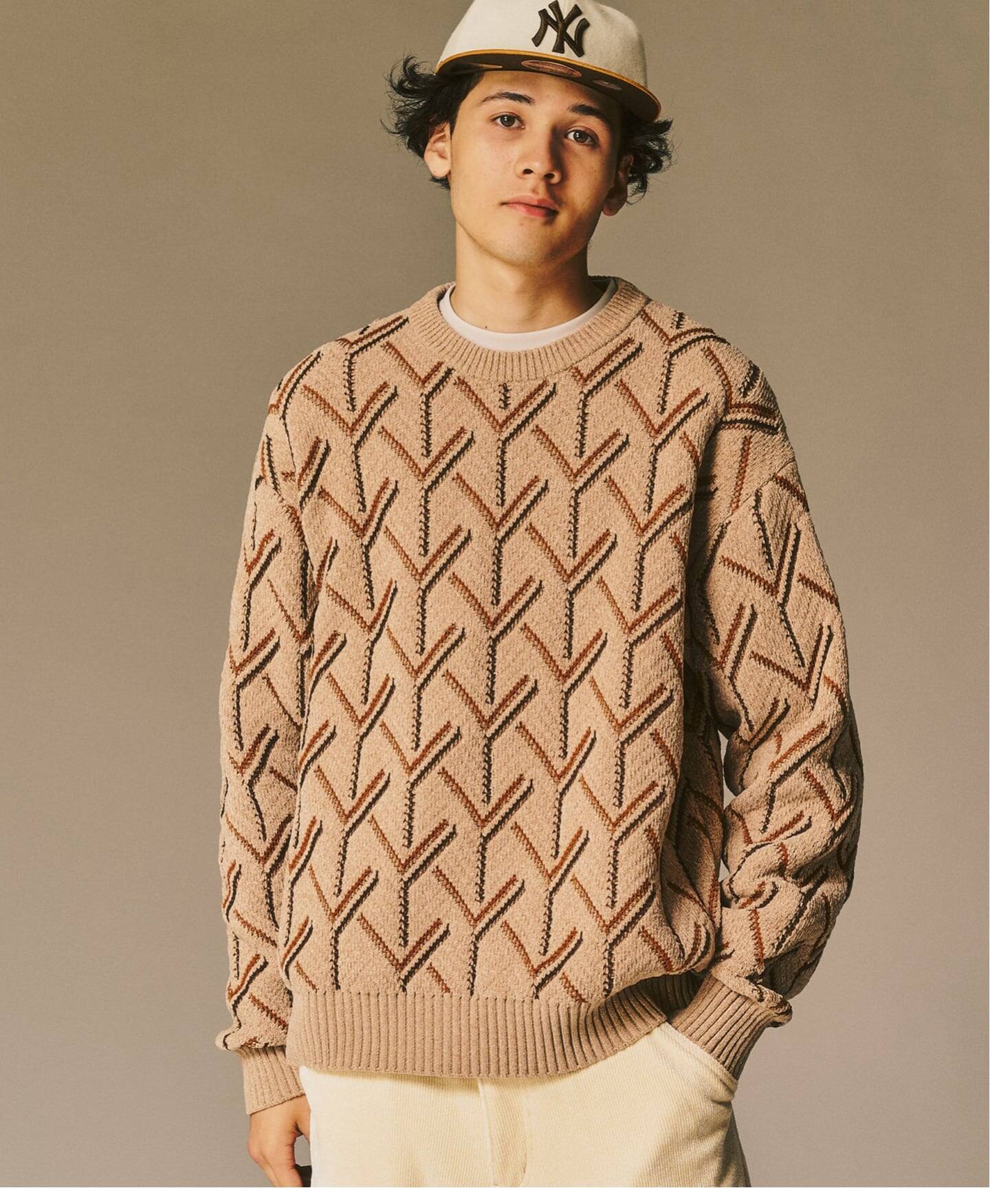 ジオメ ジャガードニットクルー（ニット／セーター）｜417 EDIFICE