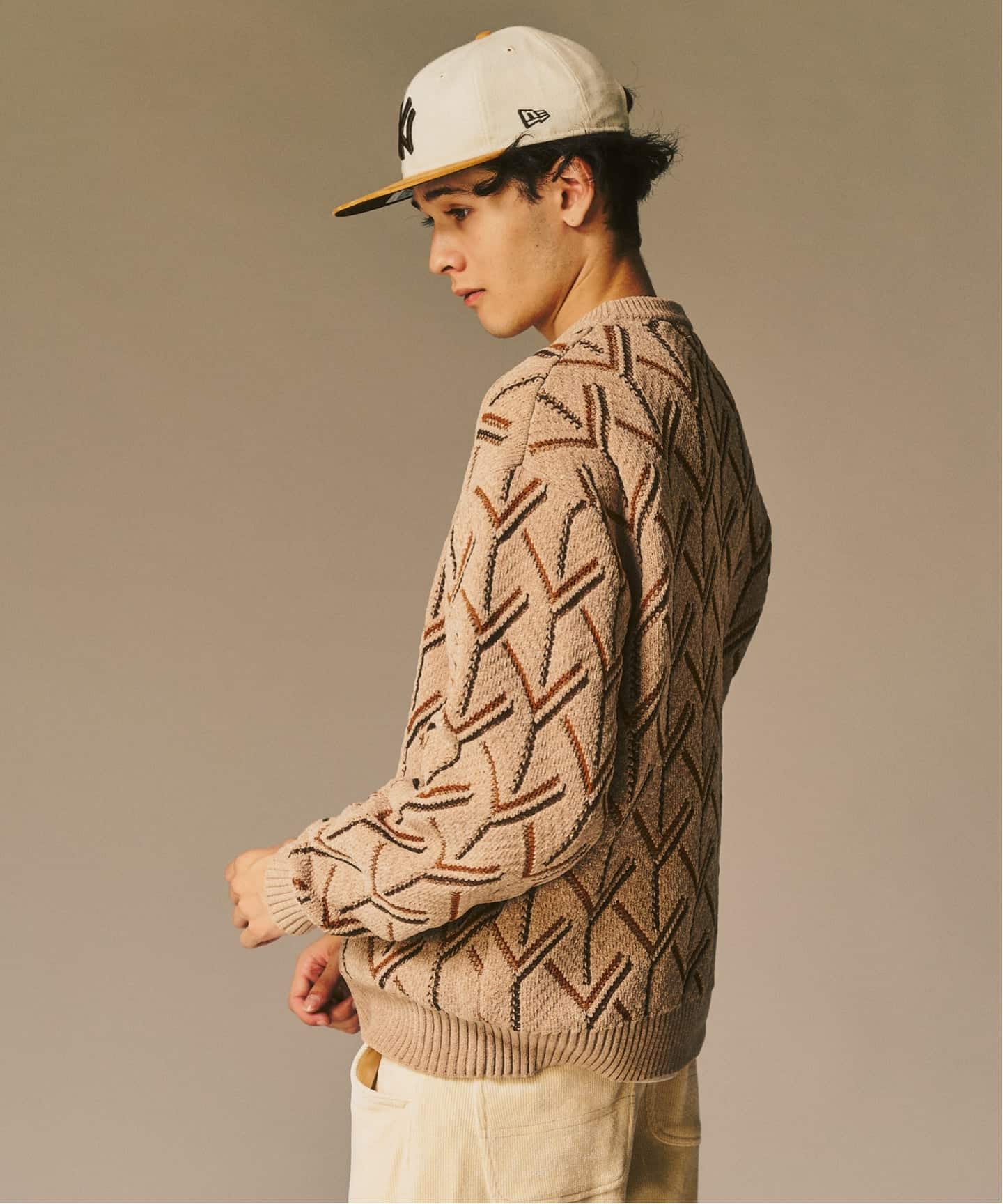 ジオメ ジャガードニットクルー（ニット／セーター）｜417 EDIFICE