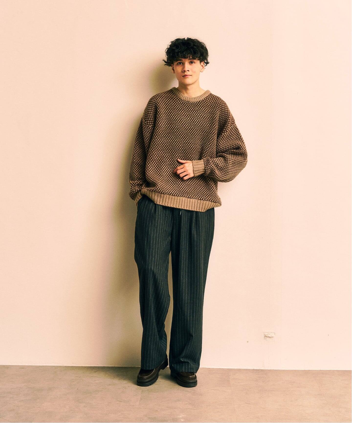 ポップコーンクルーニット（ニット／セーター）｜417 EDIFICE（フォー