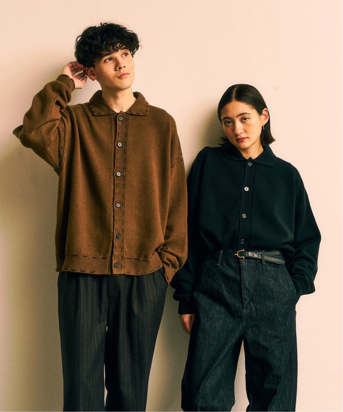 ステッチ ニットカーディガン（カーディガン）｜417 EDIFICE（フォー