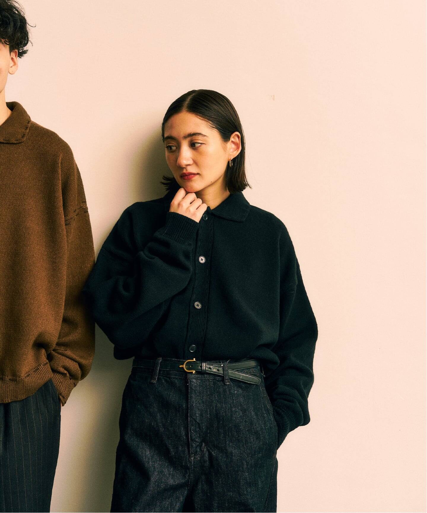 ステッチ ニットカーディガン（カーディガン）｜417 EDIFICE（フォー